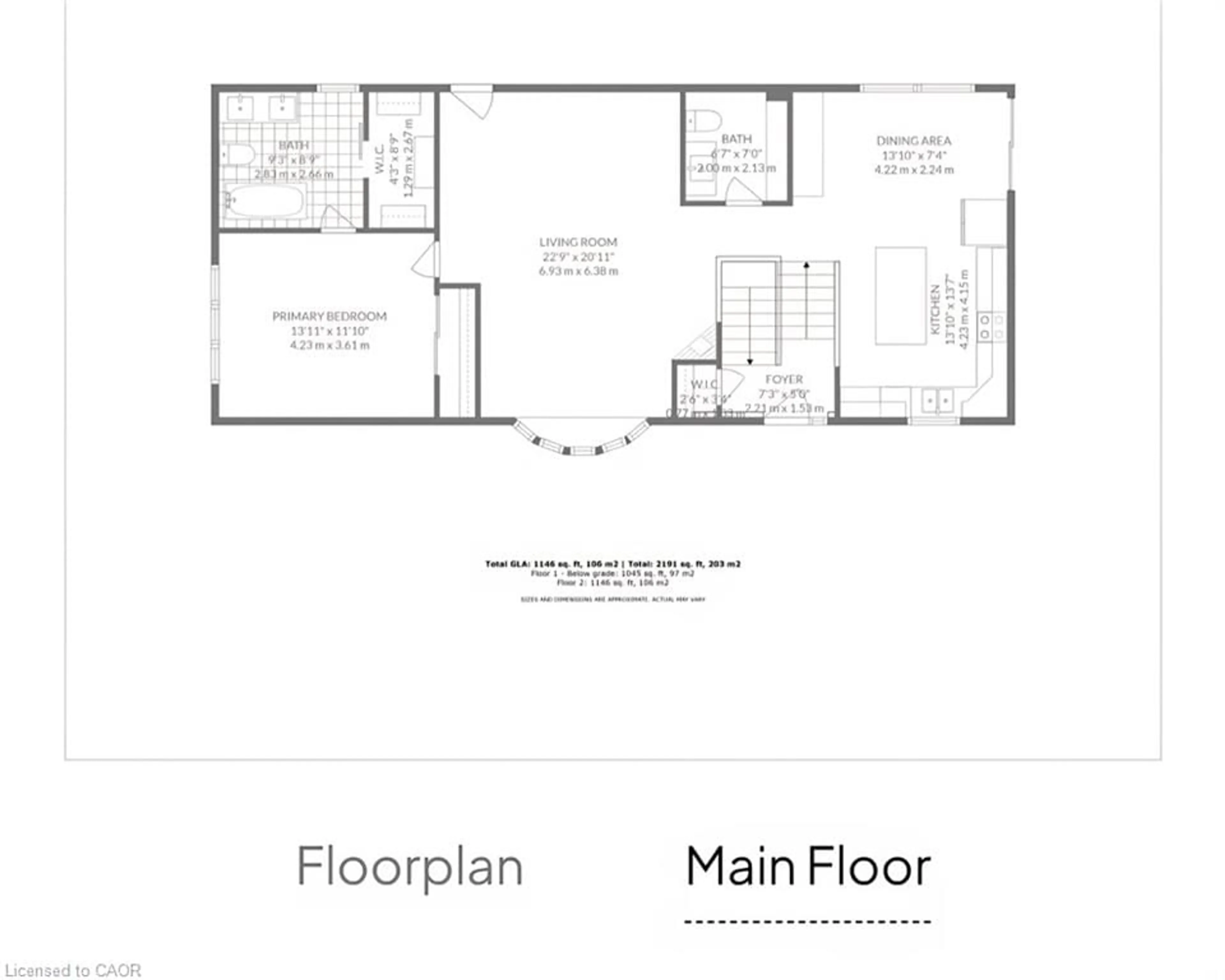 Floor plan for 9 Kiwanis Ave, Port Dover Ontario N0A 1N2
