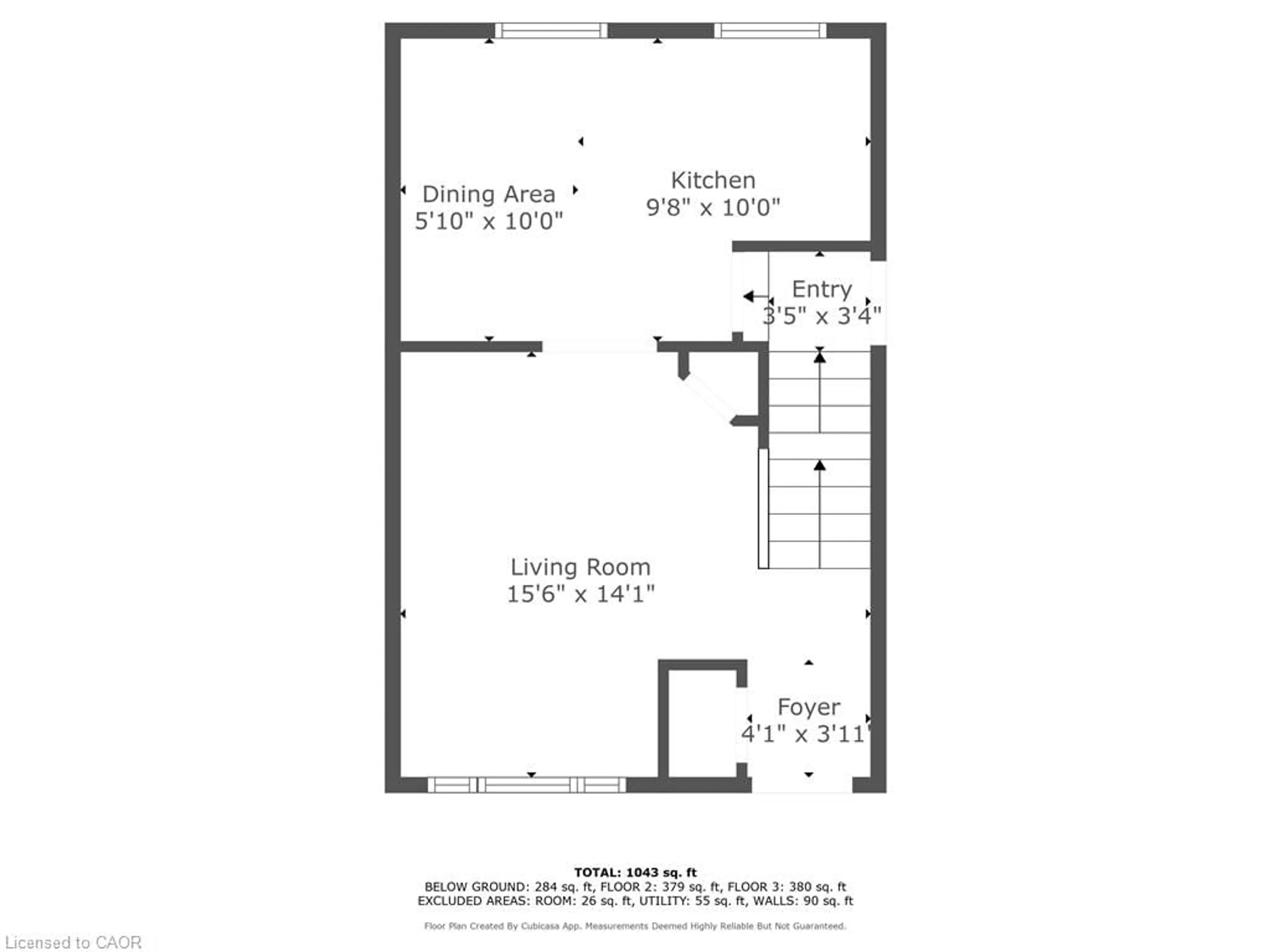 Floor plan for 132 Maple St, Cambridge Ontario N3C 1S5