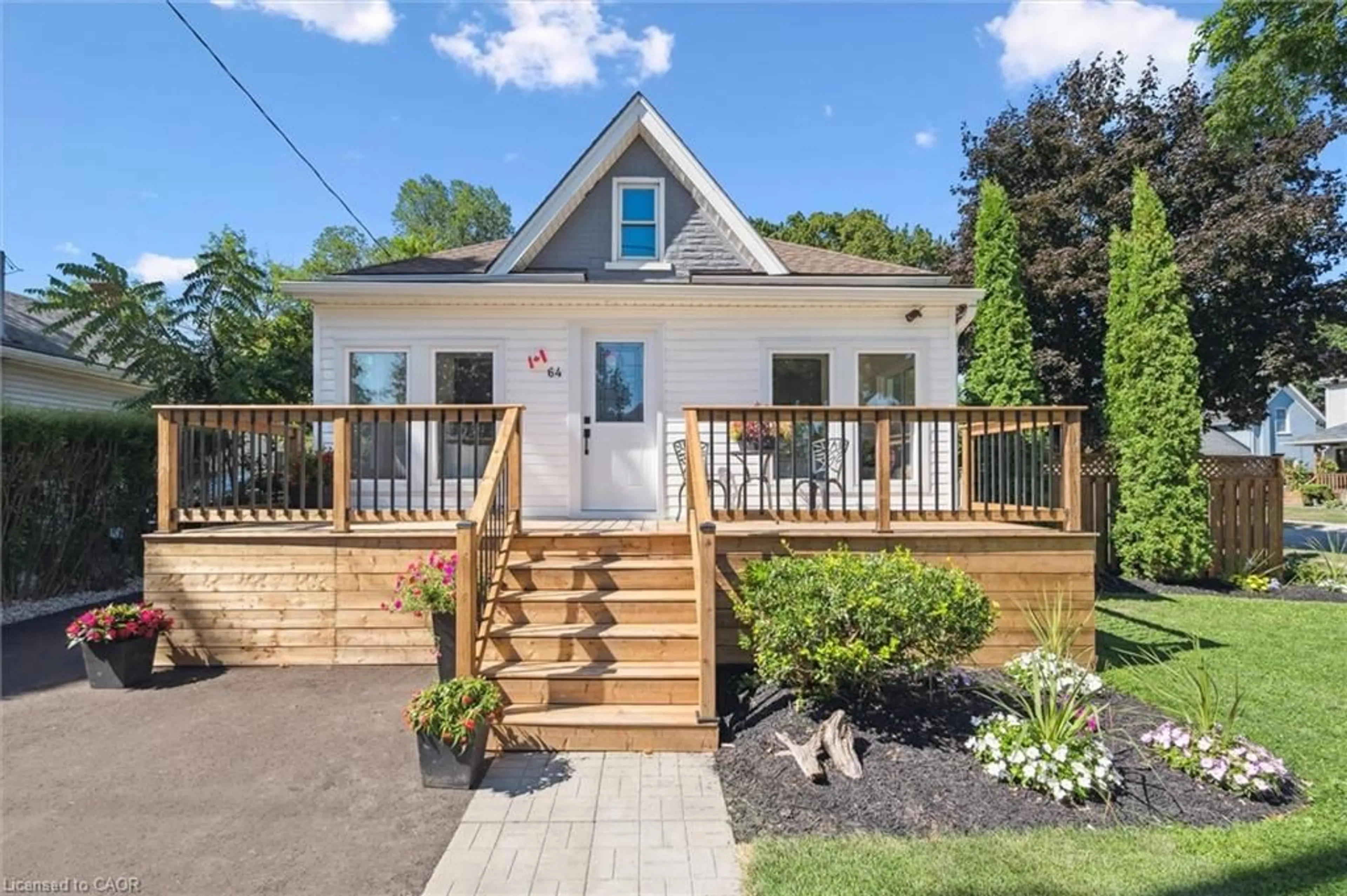 Patio, street for 64 Pollock Ave, Cambridge Ontario N1R 2B1