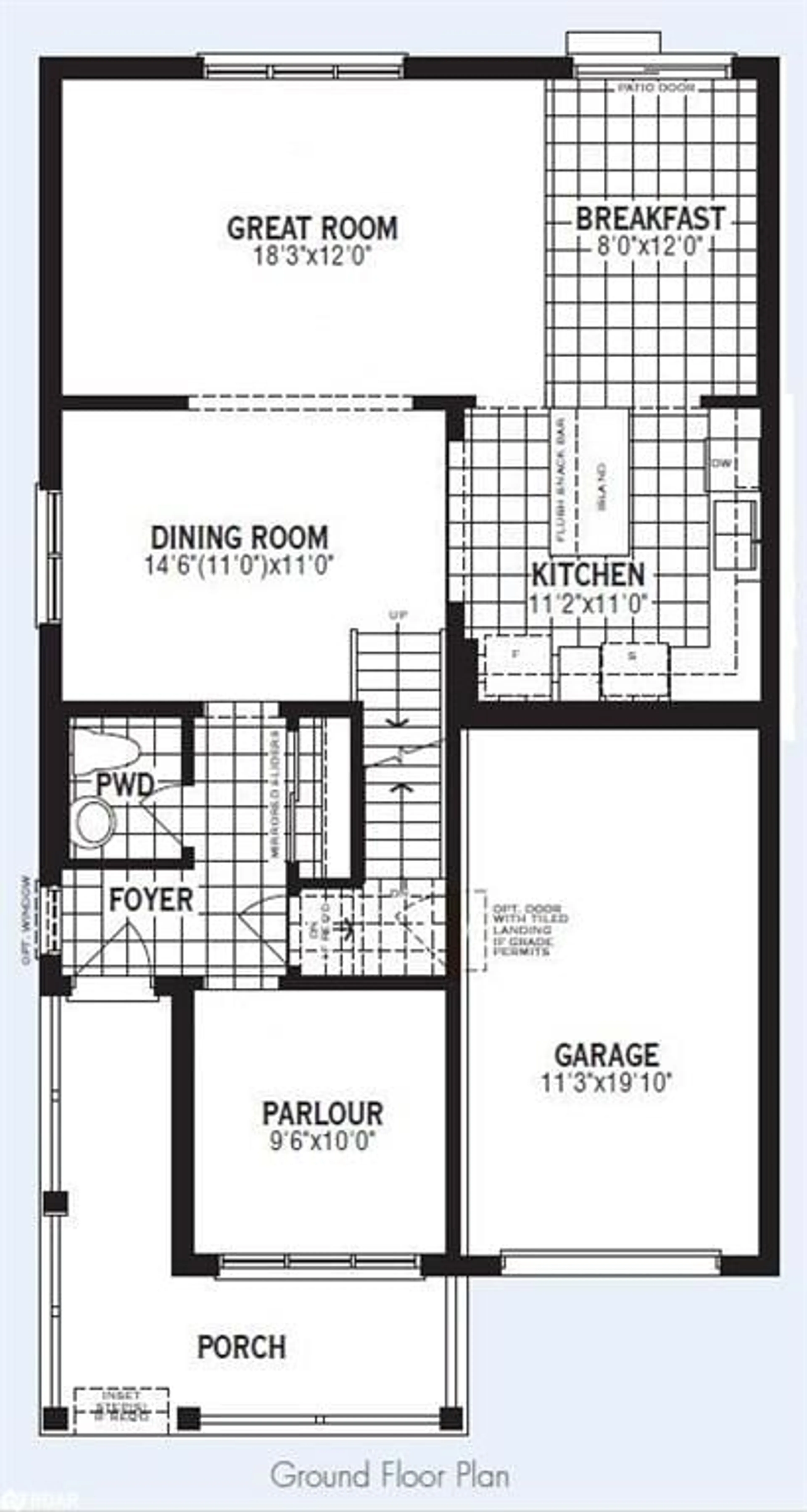 Floor plan for 439 Zuest Cres, Milton Ontario L9T 8E7
