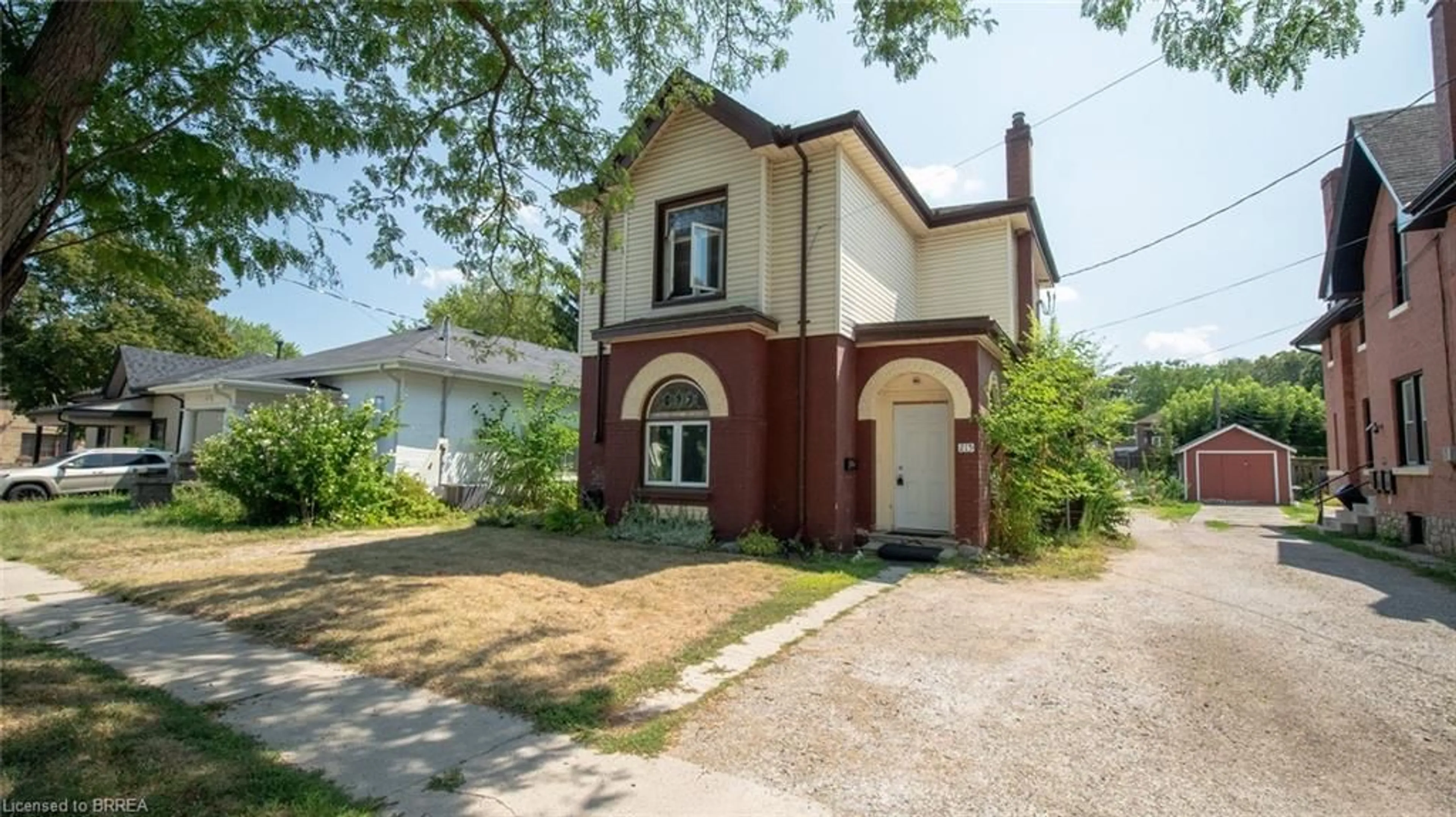 Home with brick exterior material, street for 215 Nelson St, Brantford Ontario N3S 4C5