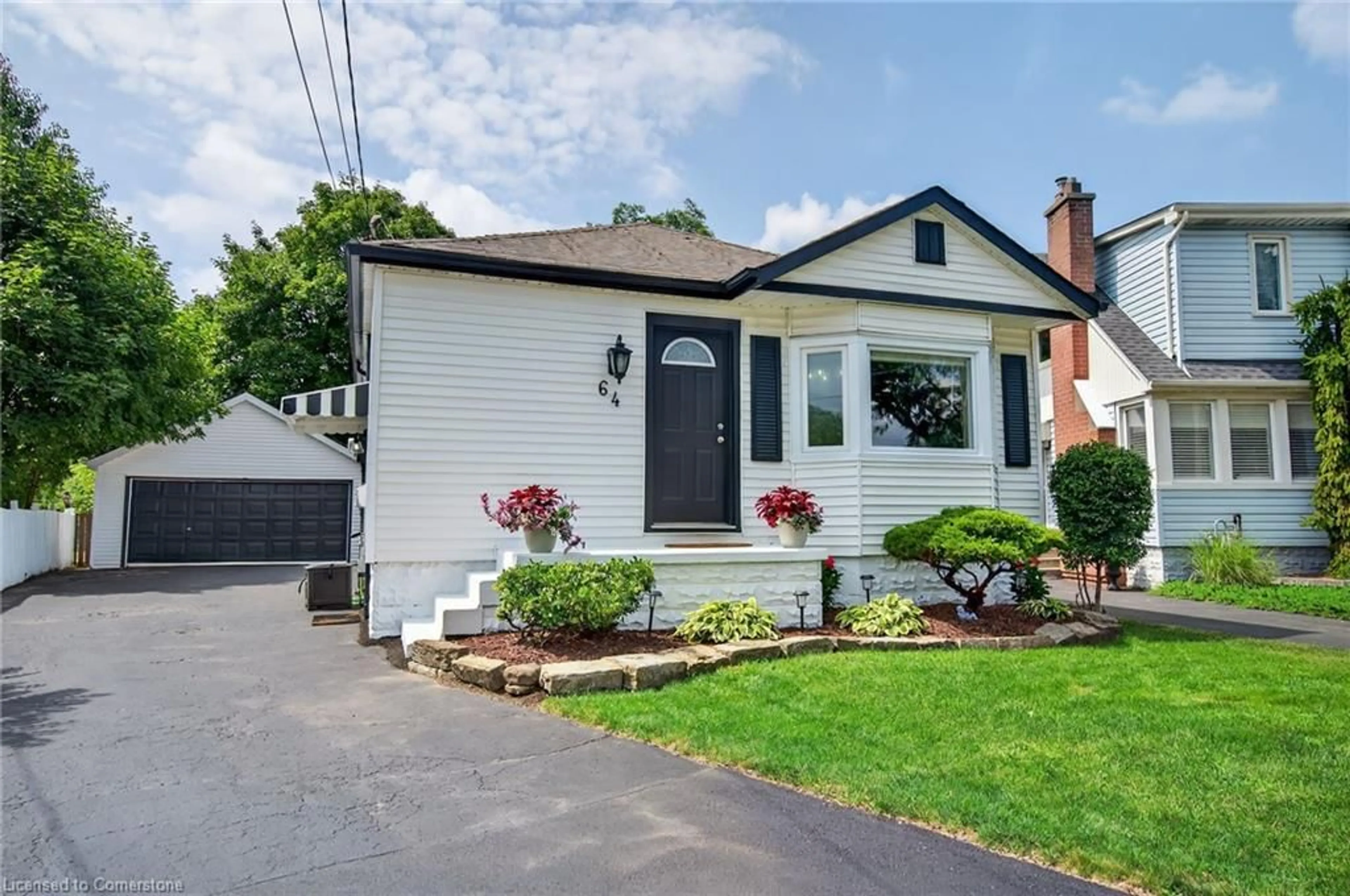 Home with vinyl exterior material, street for 64 Vola Crt, Hamilton Ontario L9A 3M5