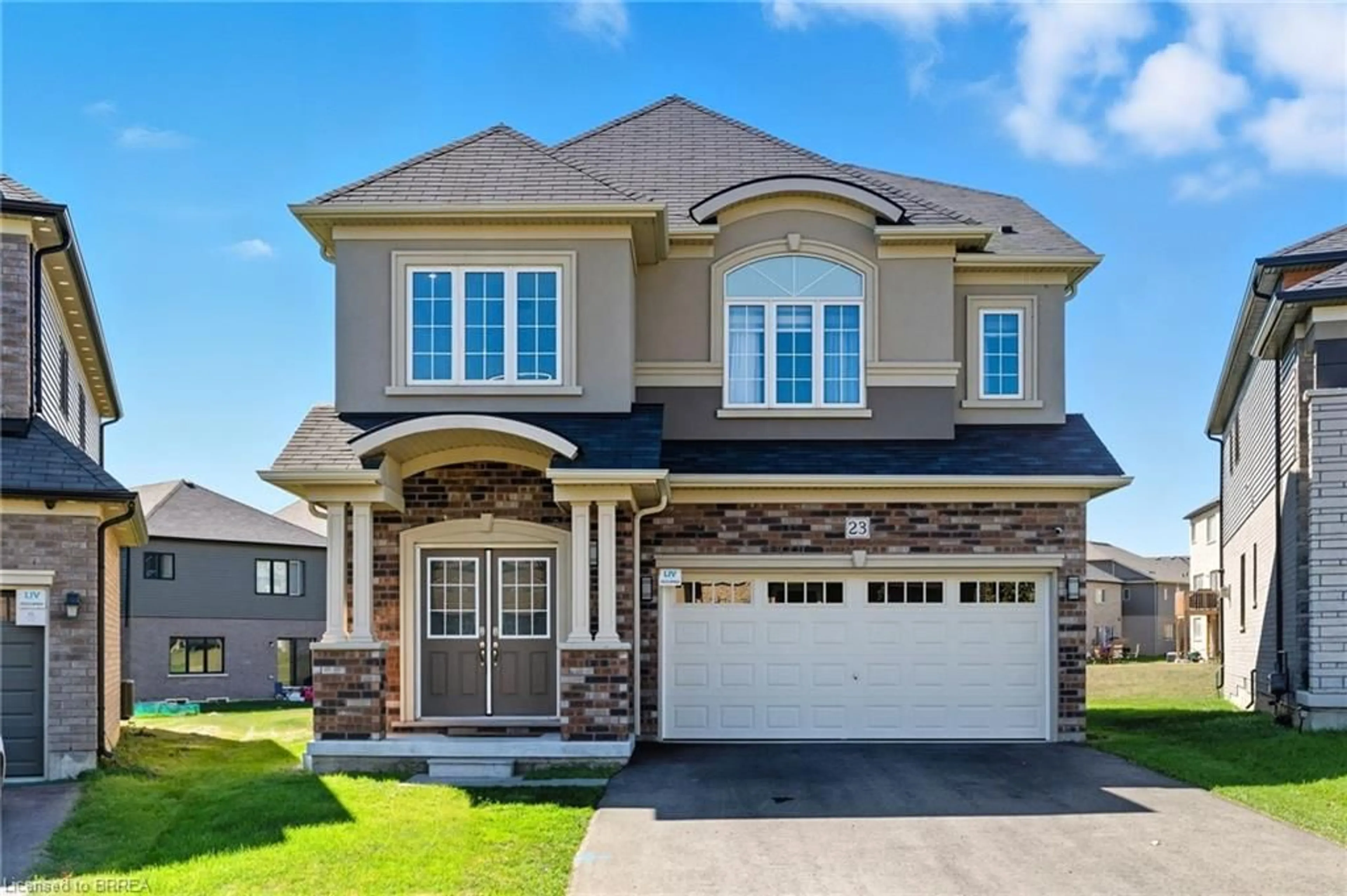 Home with brick exterior material, street for 23 Whitton Dr, Paris Ontario N3L 0L1