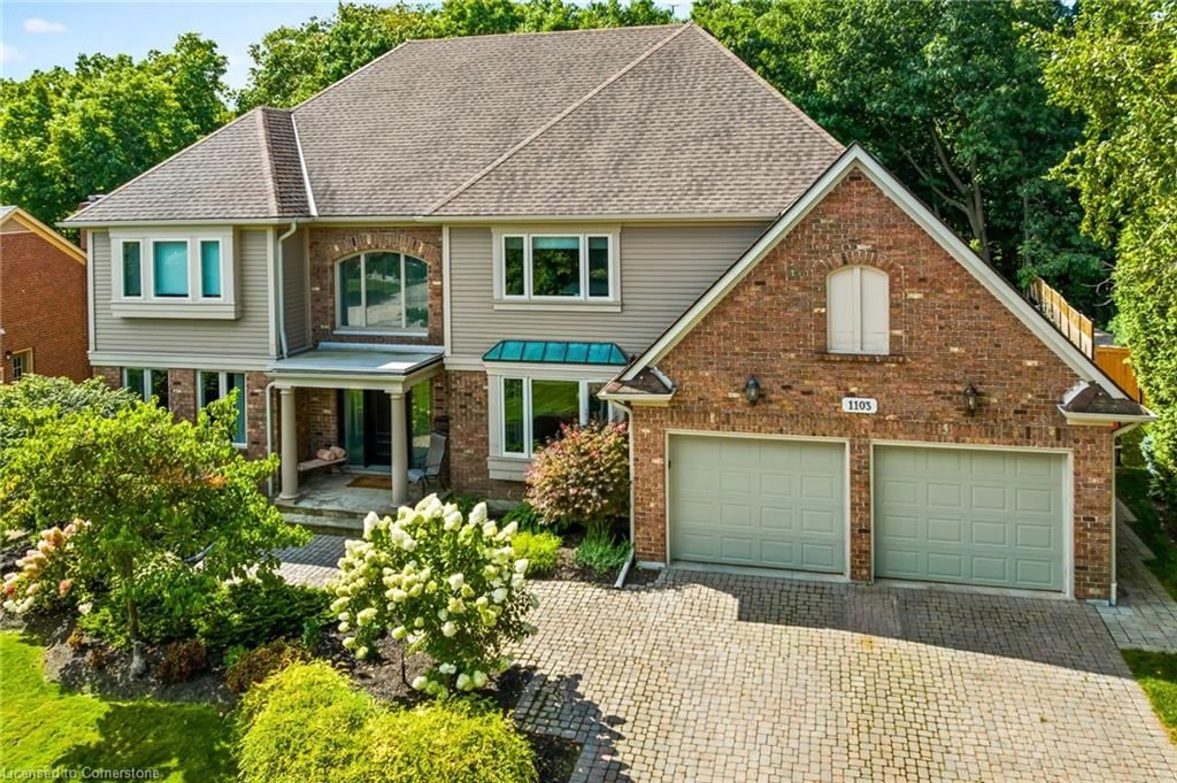 Home with brick exterior material, street for 1103 Crofton Way, Burlington Ontario L7P 4X1