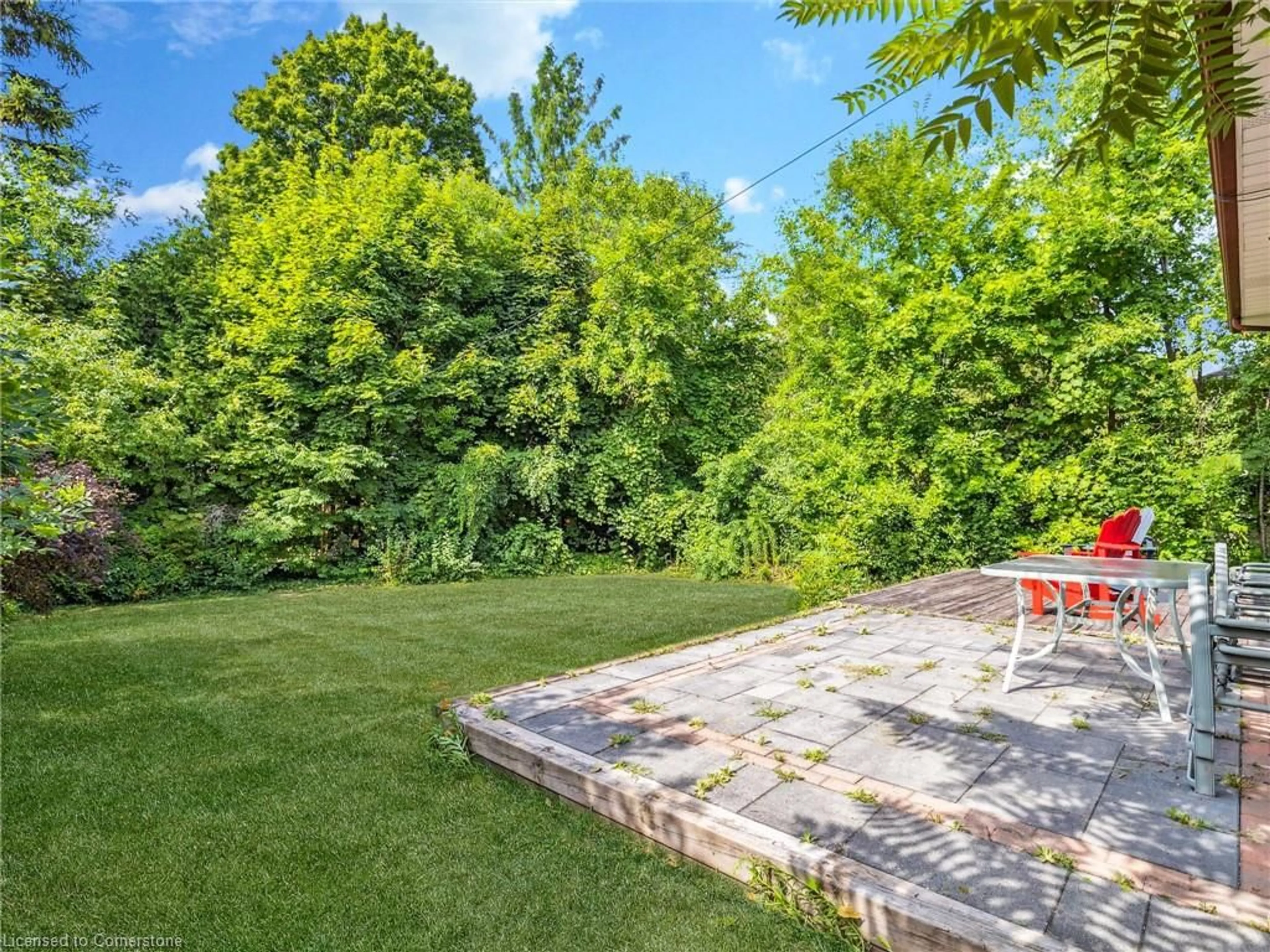 Patio, forest/trees view for 300 Burton Rd, Oakville Ontario L6K 2K8