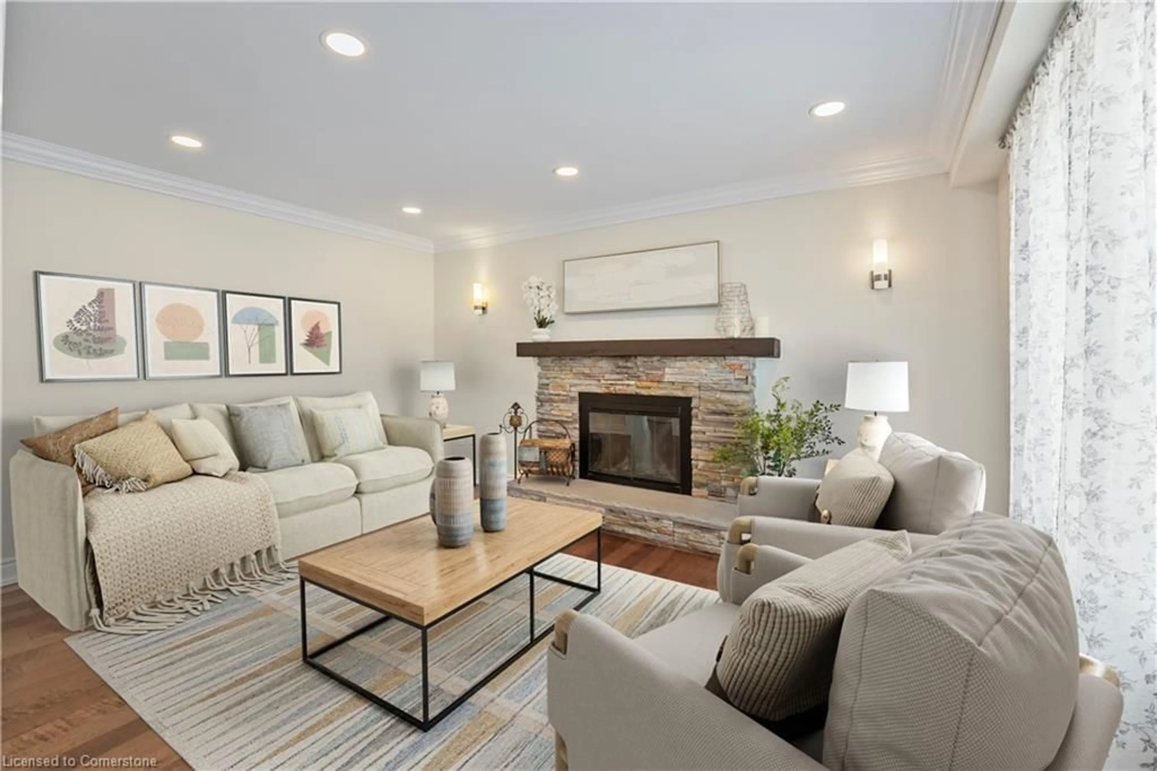 Living room with furniture, unknown for 21 Firman Dr, Barrie Ontario L4N 6T6