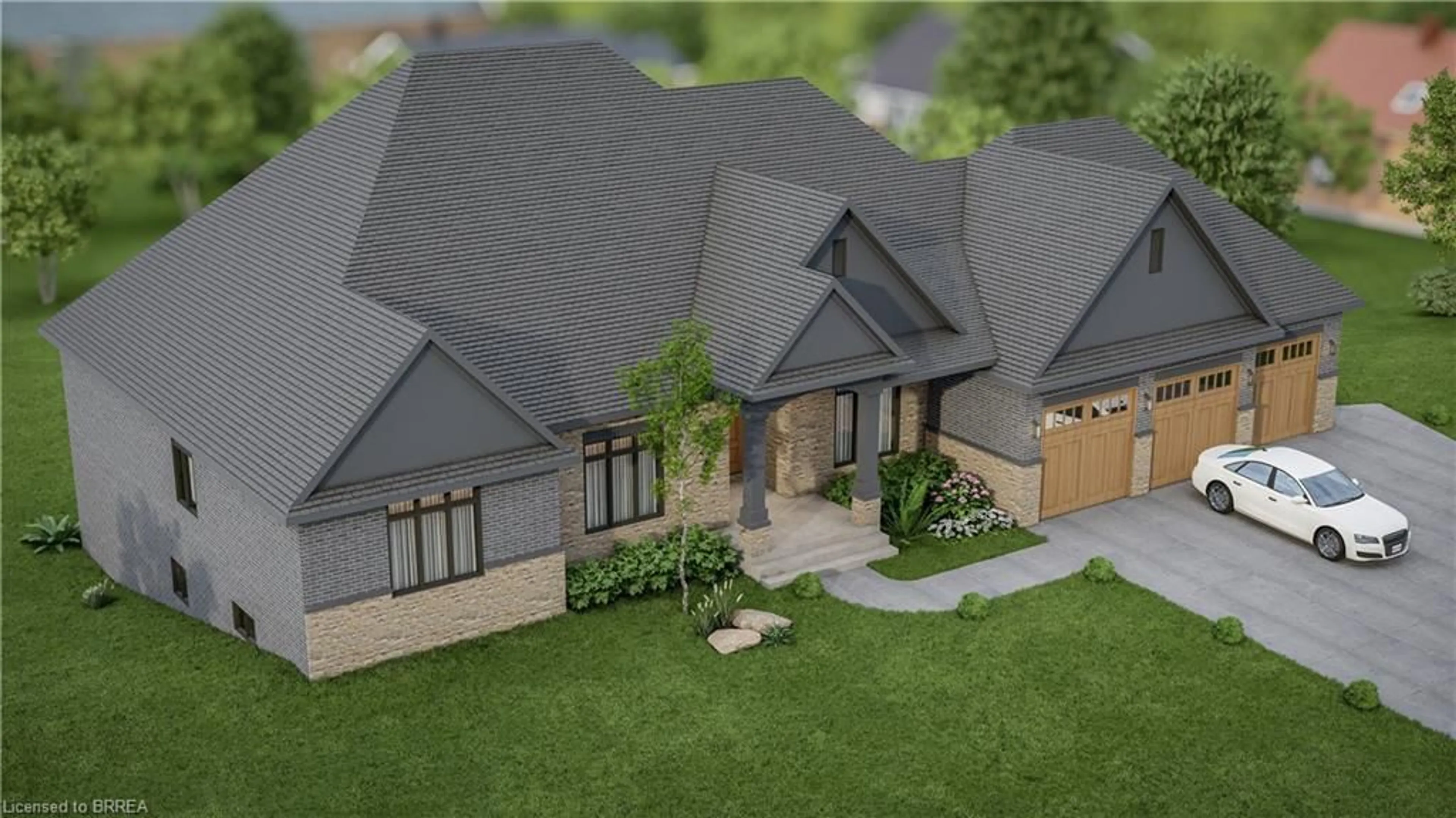 Home with brick exterior material, street for 24 Bowen Pl, Oakland Ontario N0E 1R0