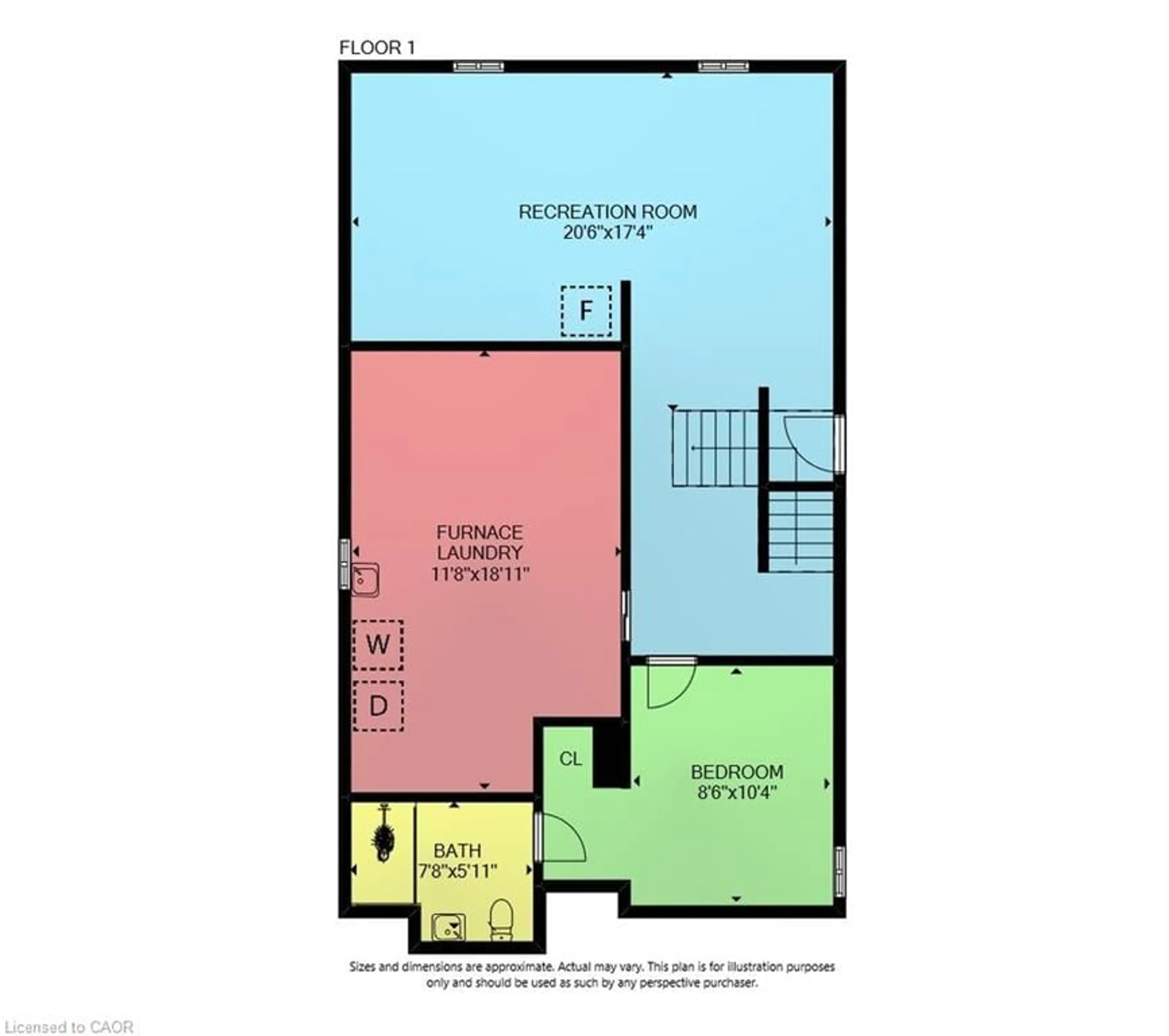 Floor plan for 515 Upper James St, Hamilton Ontario L9C 2X9