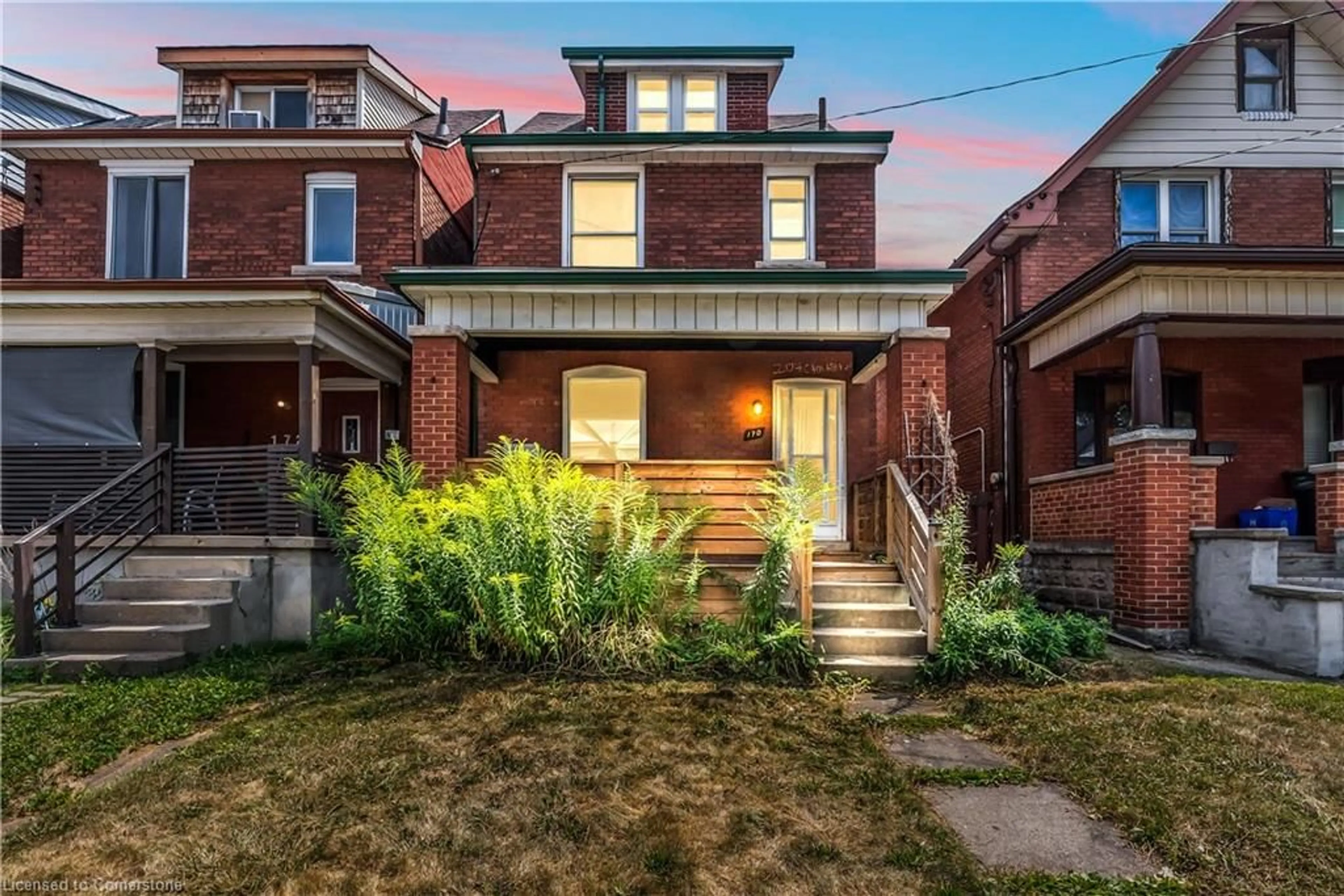 Home with brick exterior material, street for 170 Grosvenor Ave, Hamilton Ontario L8L 7S8