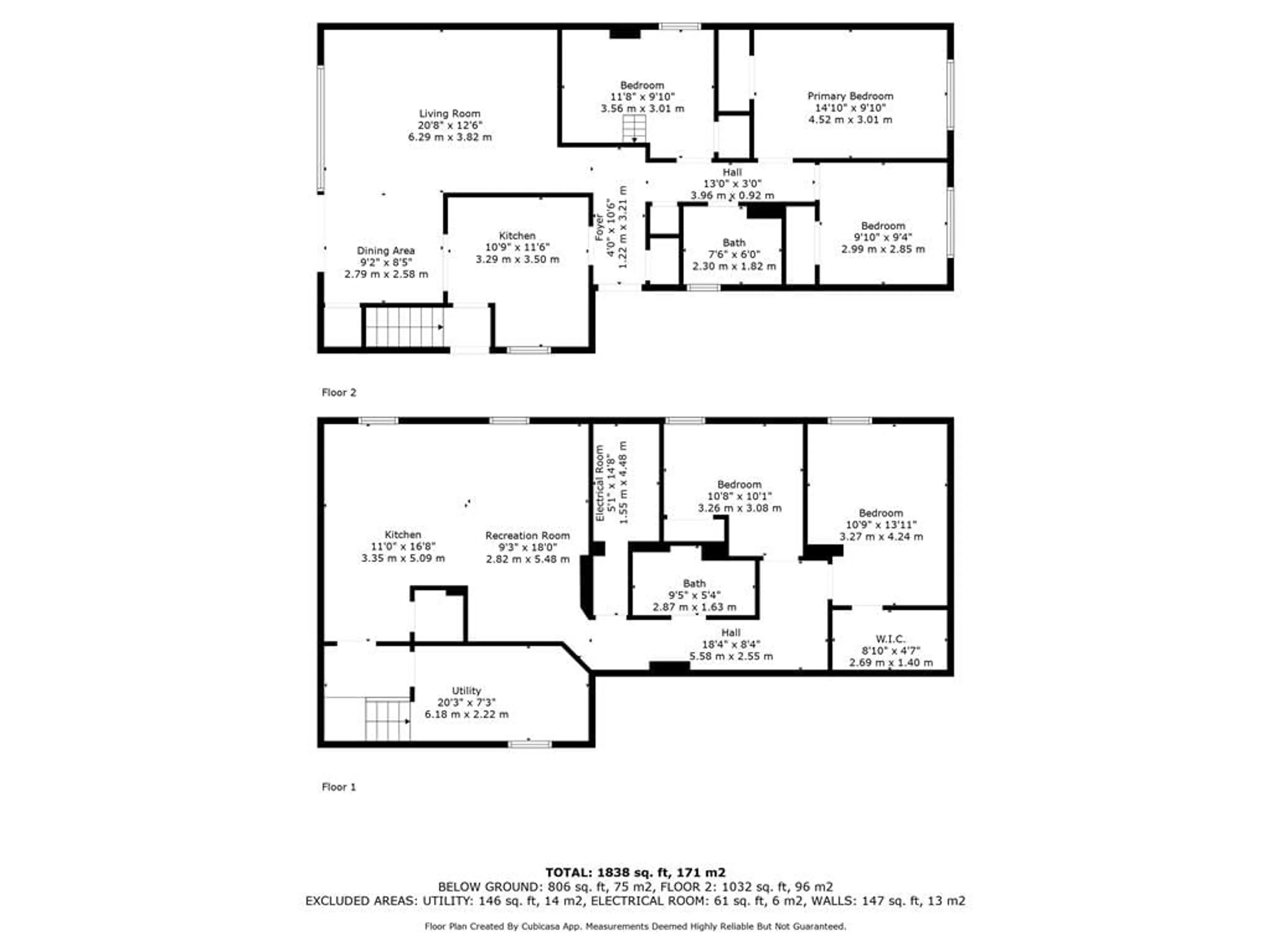 Floor plan for 21 Bairstow Cres, Georgetown Ontario L7G 1L9