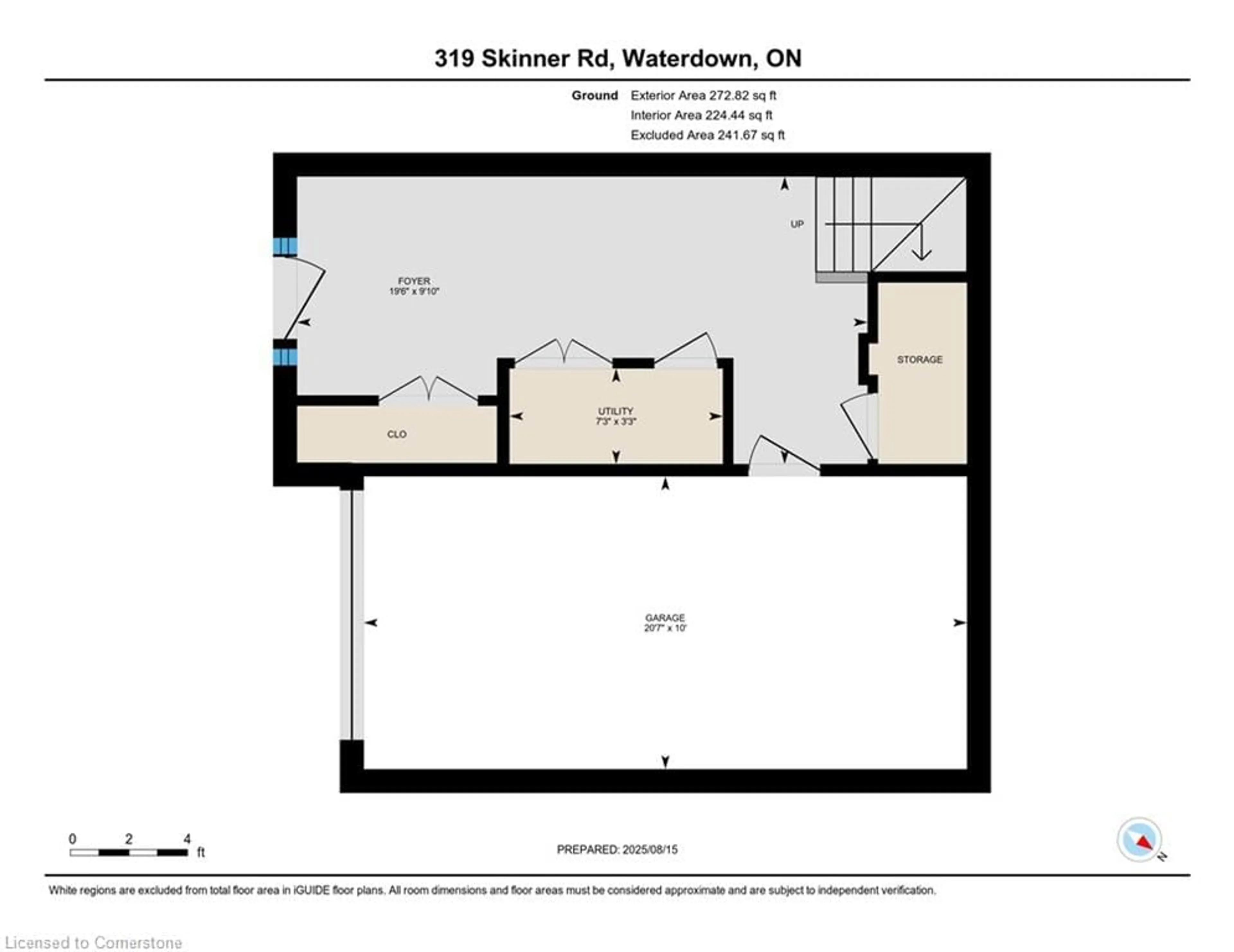 Floor plan for 319 Skinner Rd, Waterdown Ontario L8B 1W5