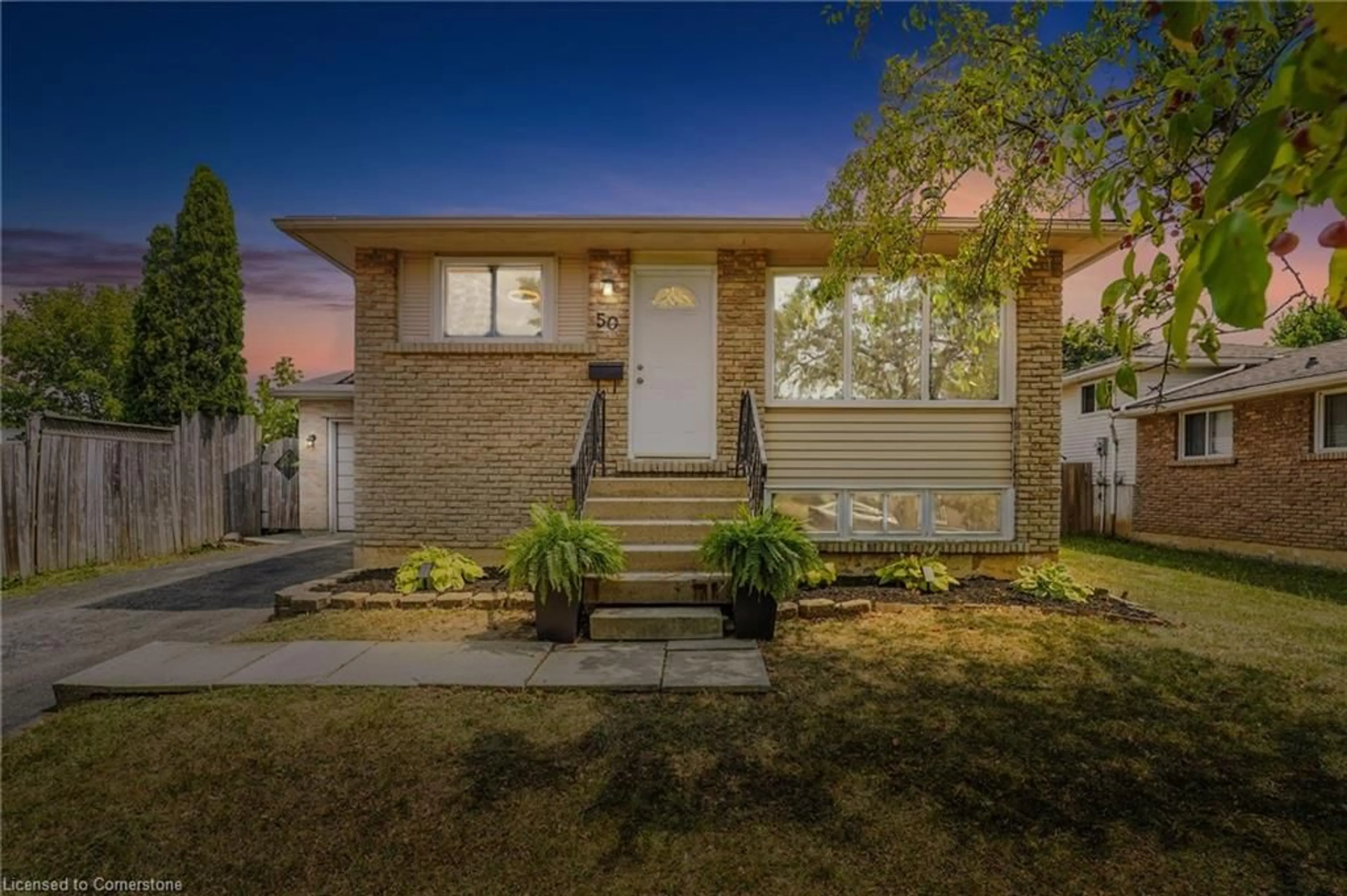 Home with brick exterior material, street for 50 Odessa St, Stoney Creek Ontario L8J 1A4
