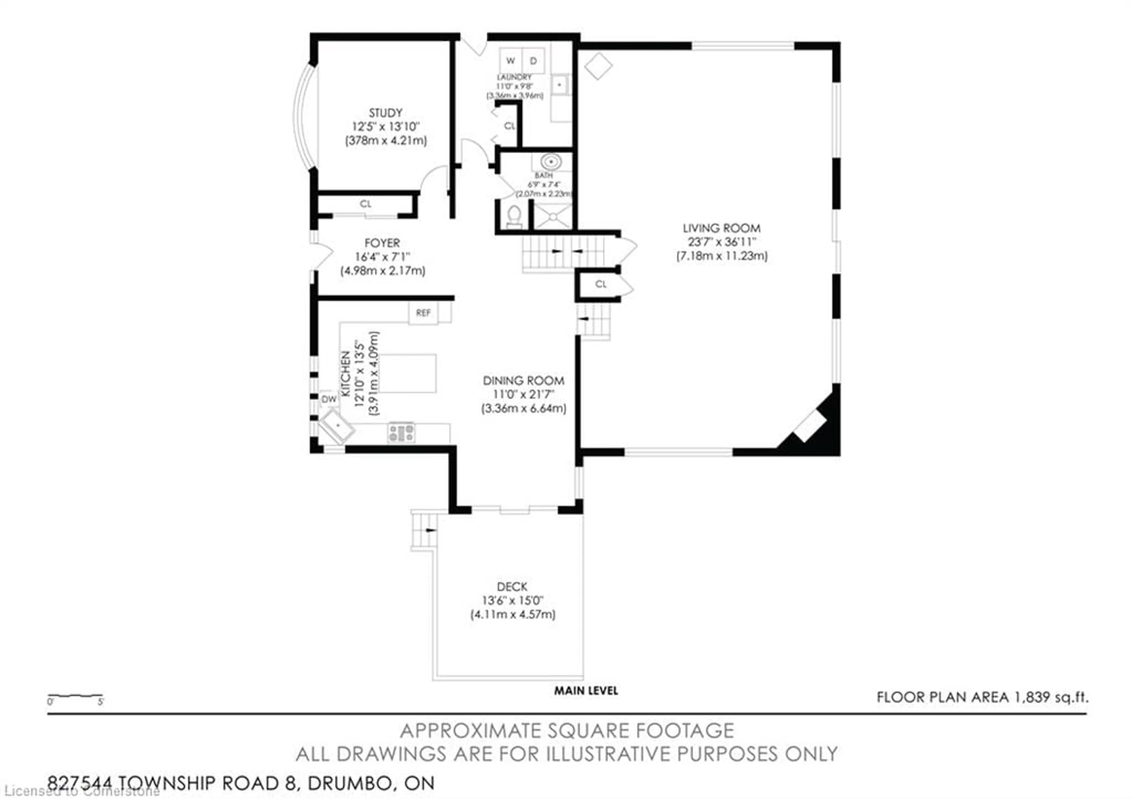 Floor plan for 827544 Township Rd 8, Drumbo Ontario N0J 1G0