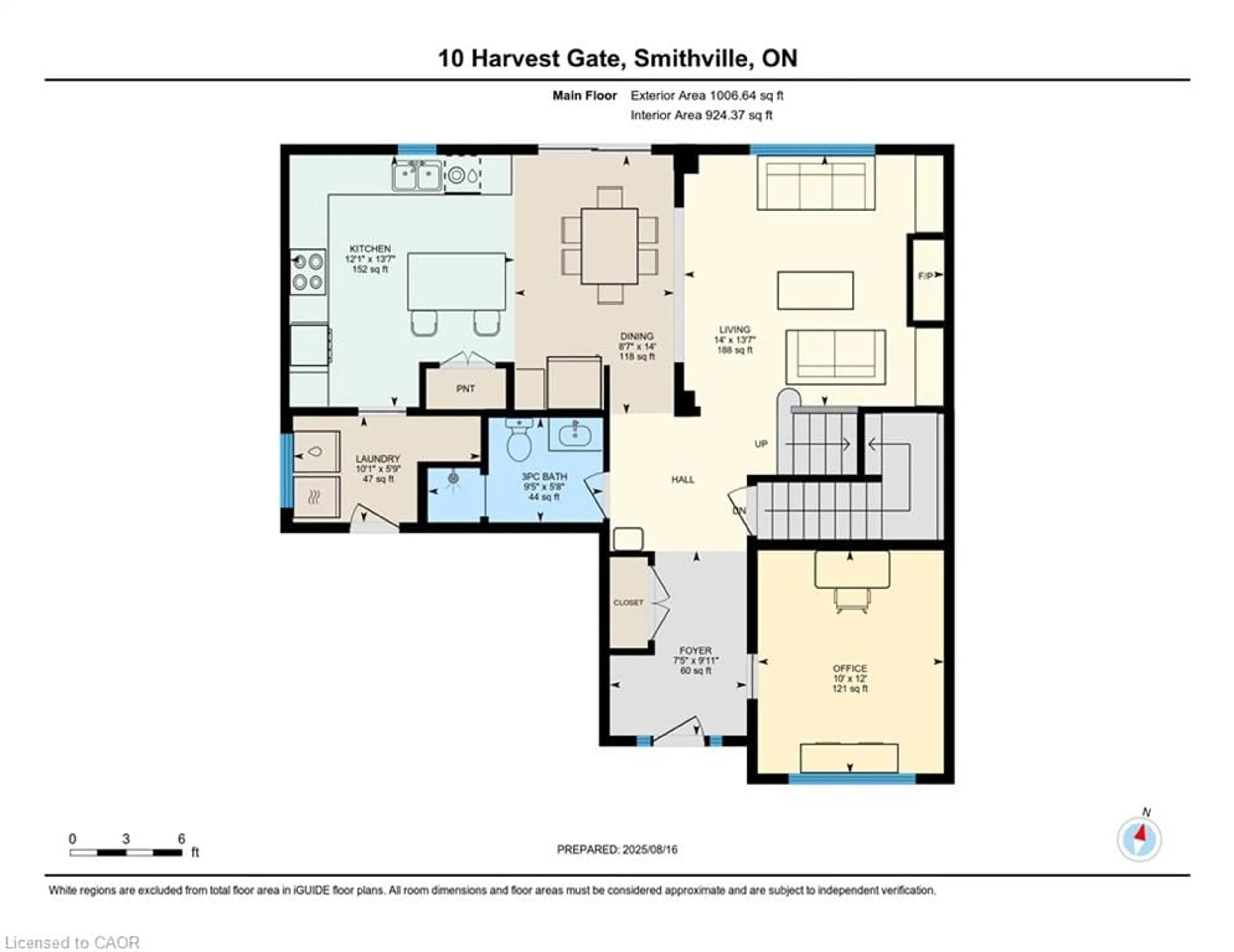 Floor plan for 10 Harvest Gate, Smithville Ontario L0R 2A0