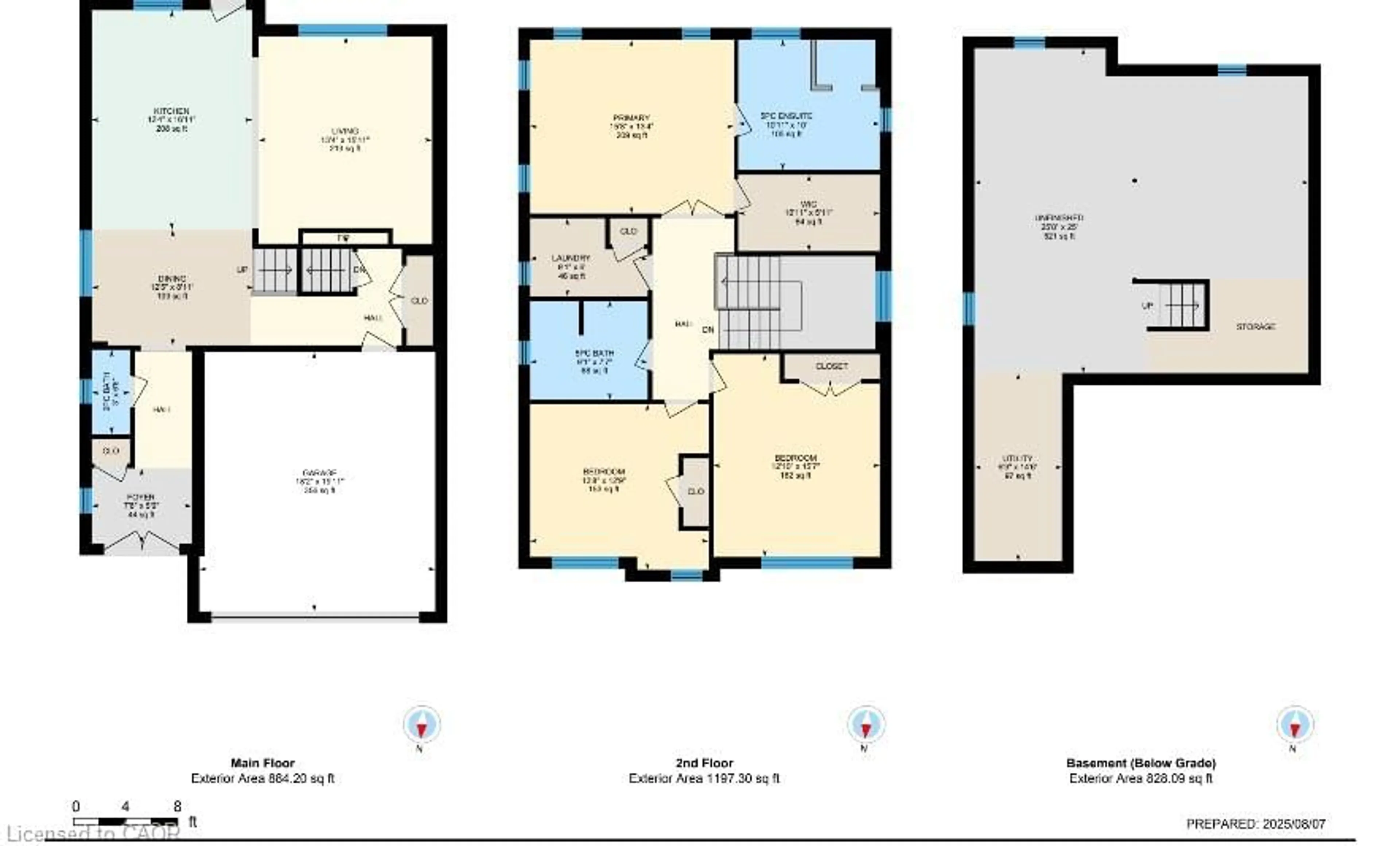 Floor plan for 43 Gourlay Farm Lane, Ayr Ontario N0B 1E0