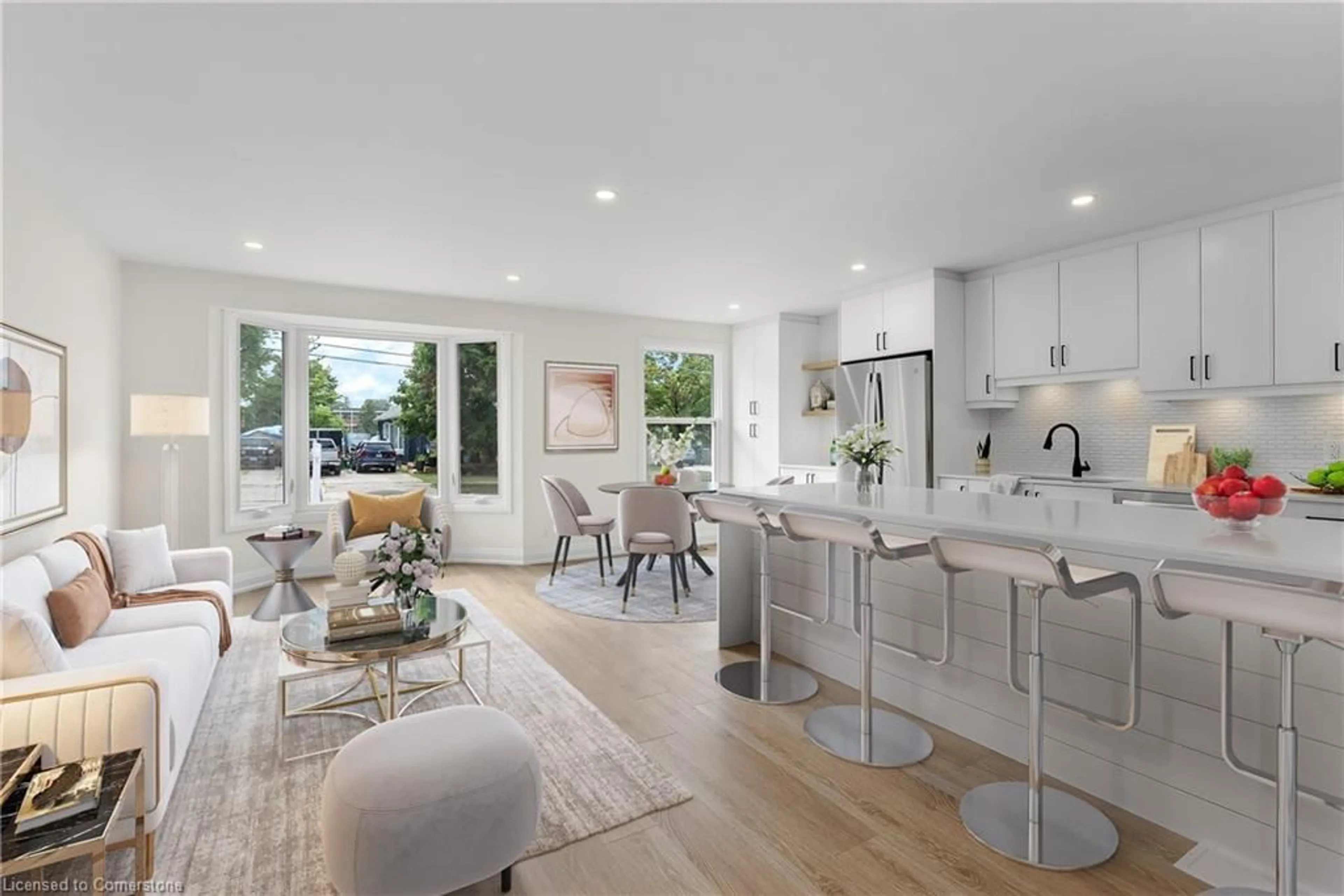 Open concept kitchen, unknown for 68 Chapel St, Thorold Ontario L2V 2E6