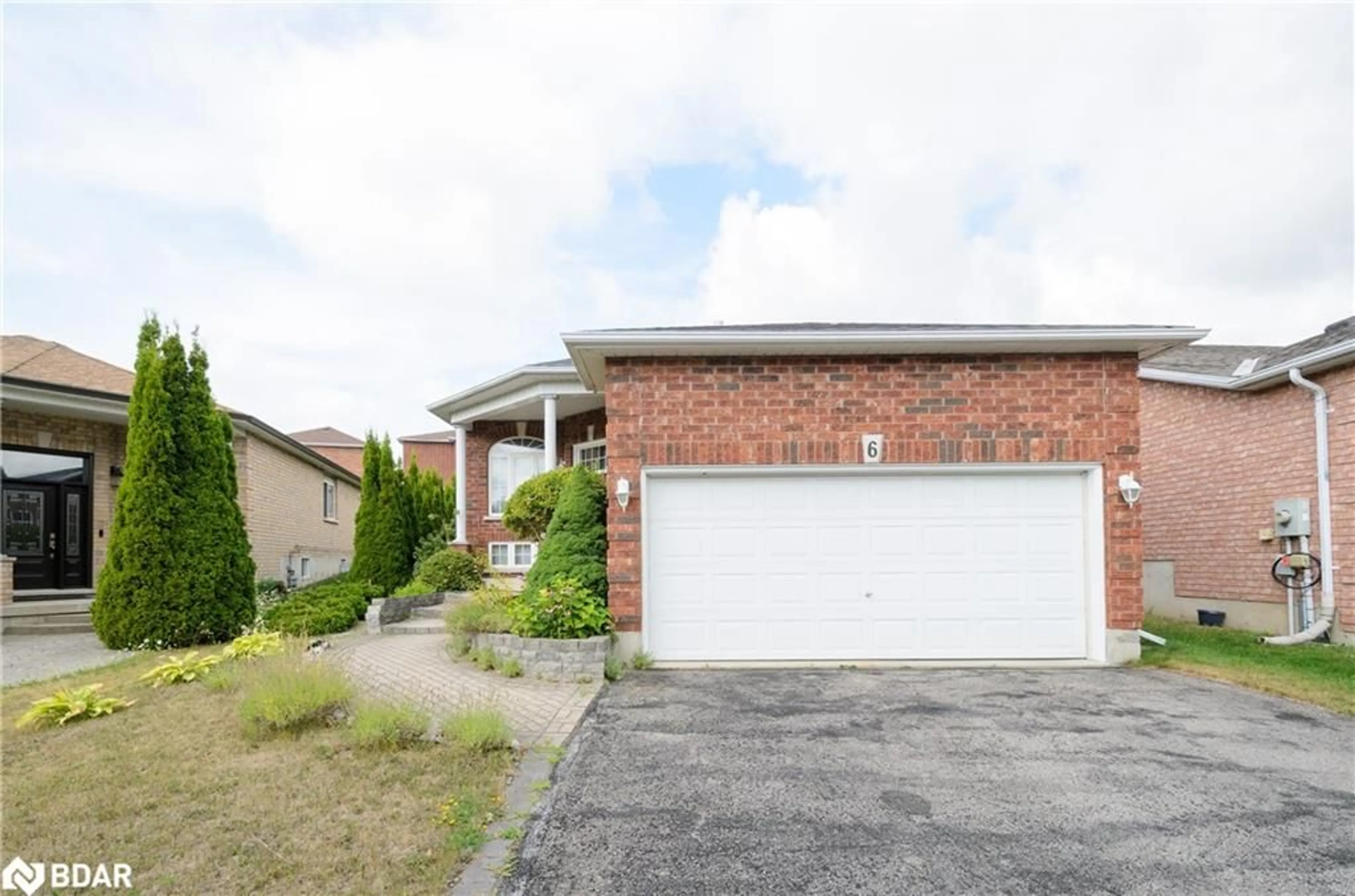 Home with brick exterior material, street for 6 Brown Wood Dr, Barrie Ontario L4M 6N4