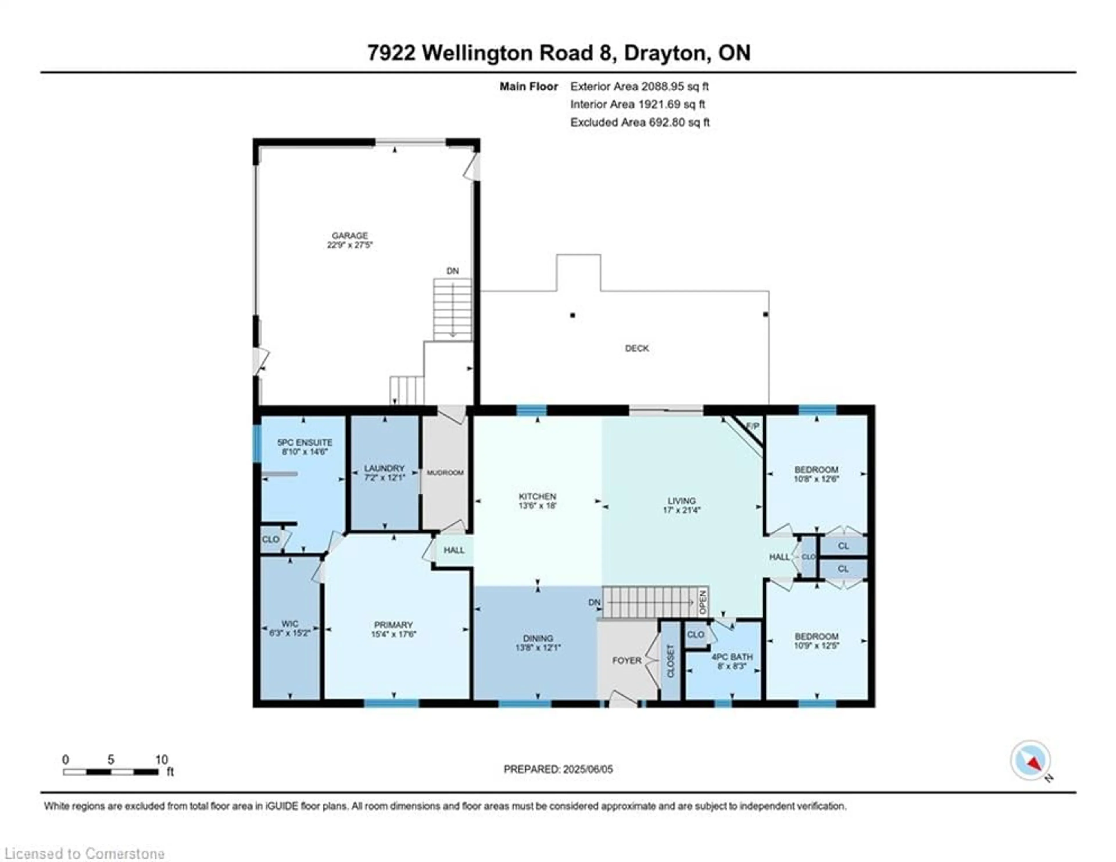 Floor plan for 7922 Wellington Road 8, Alma Ontario N0B 1A0