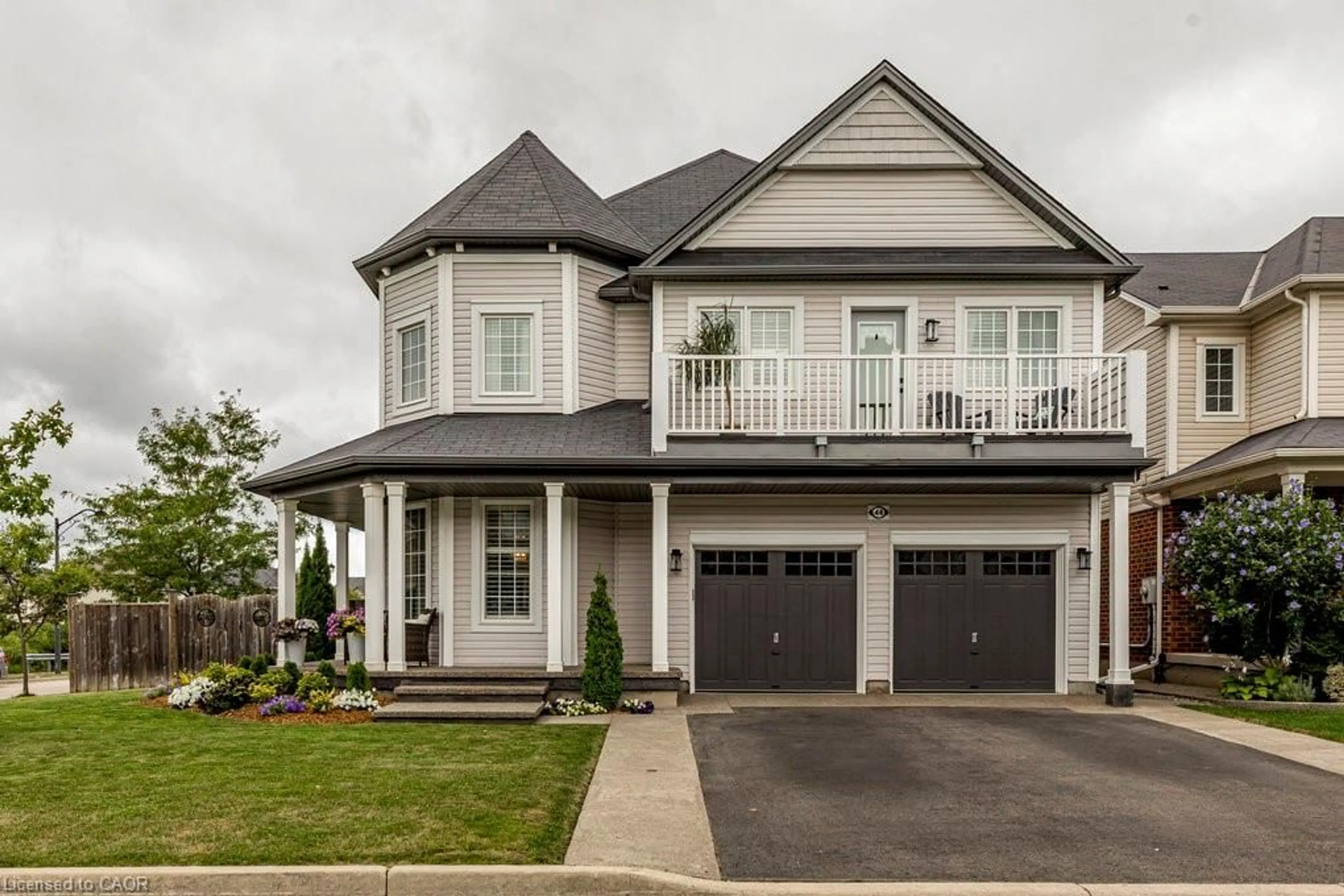 Home with brick exterior material, street for 44 Fowler Dr, Hamilton Ontario L0R 1C0