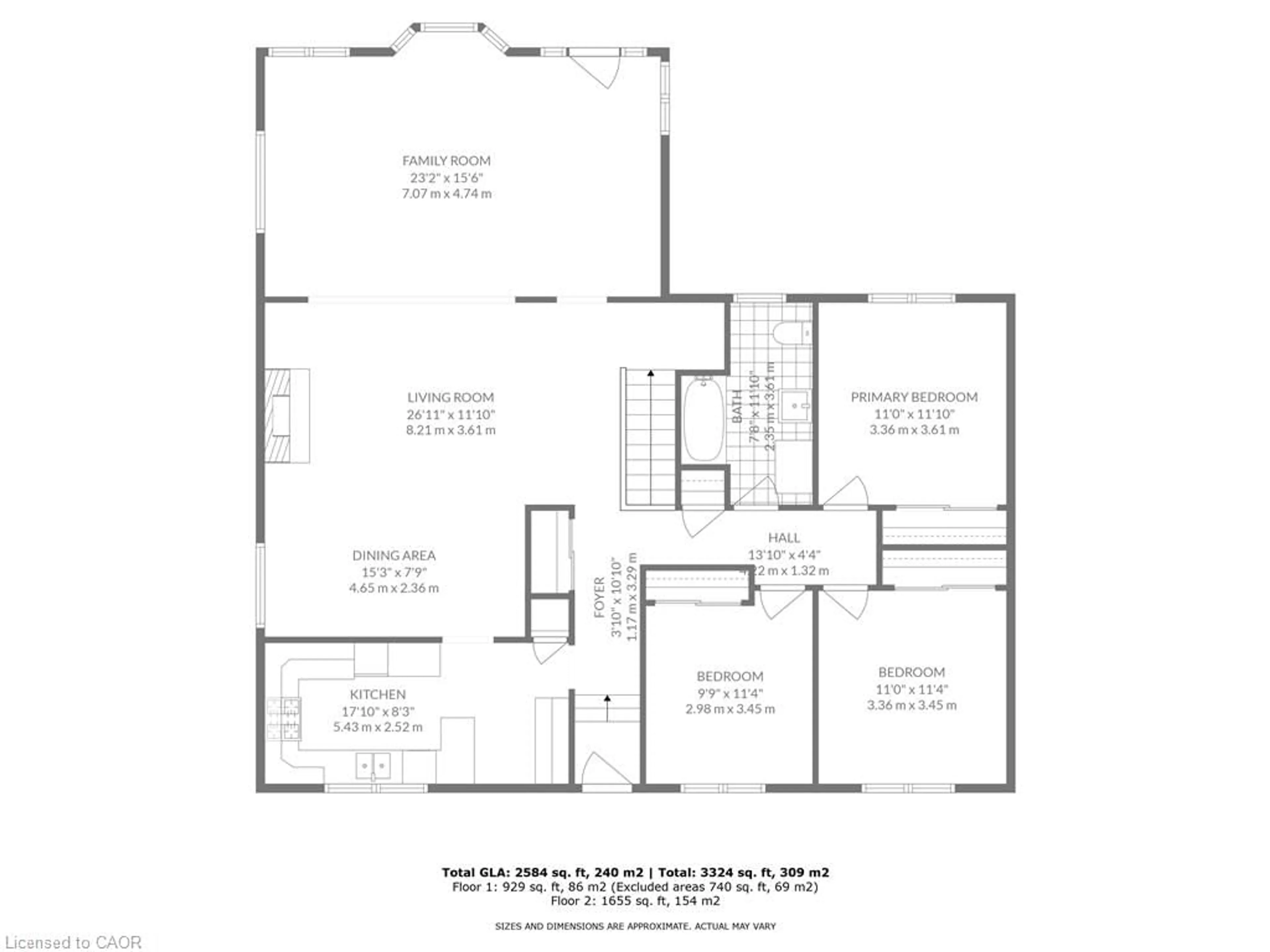 Floor plan for 46 Berkley Cres, Simcoe Ontario N3Y 2K5
