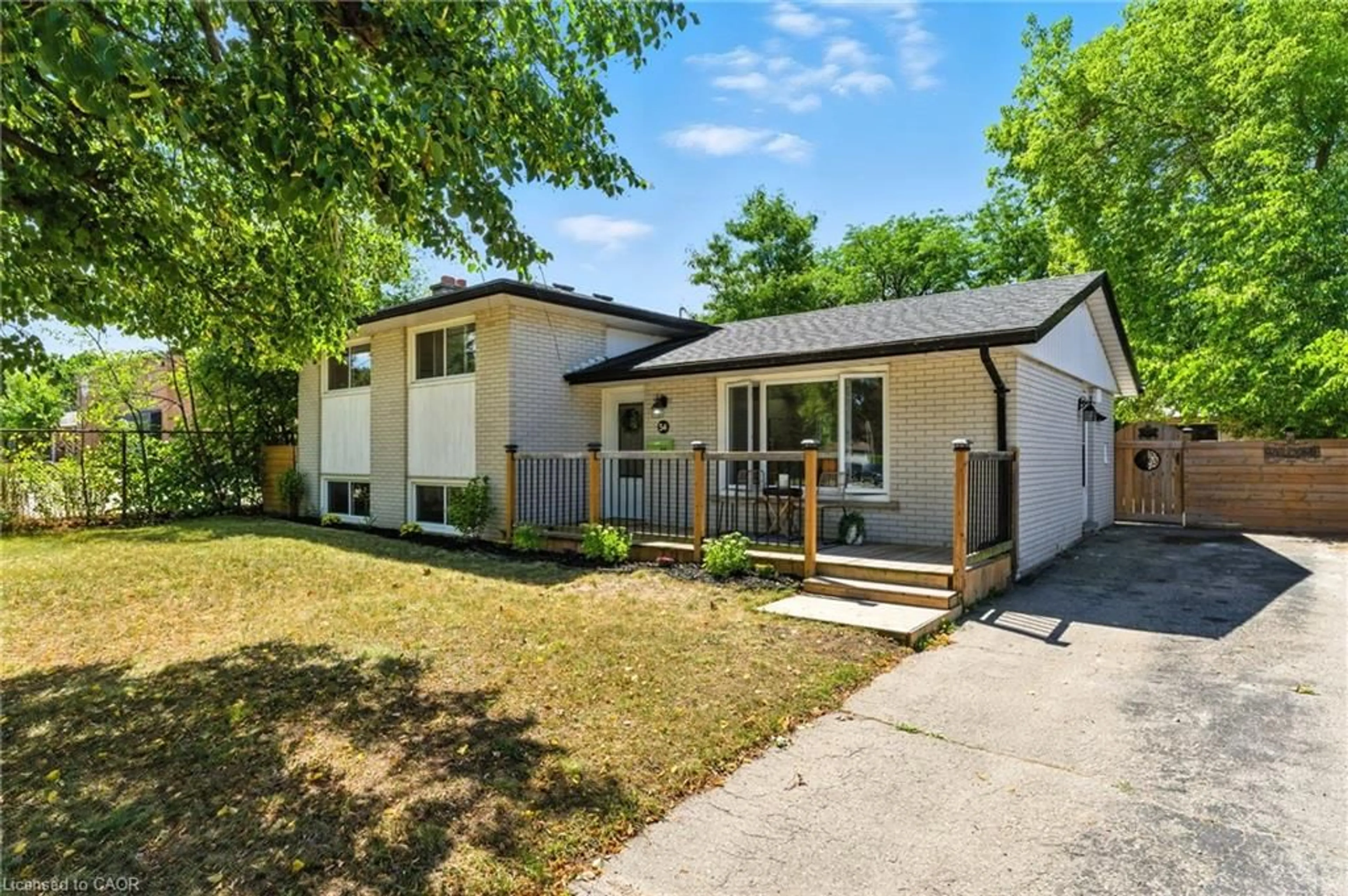 Home with vinyl exterior material, street for 54 Gail St, Cambridge Ontario N1R 4M2