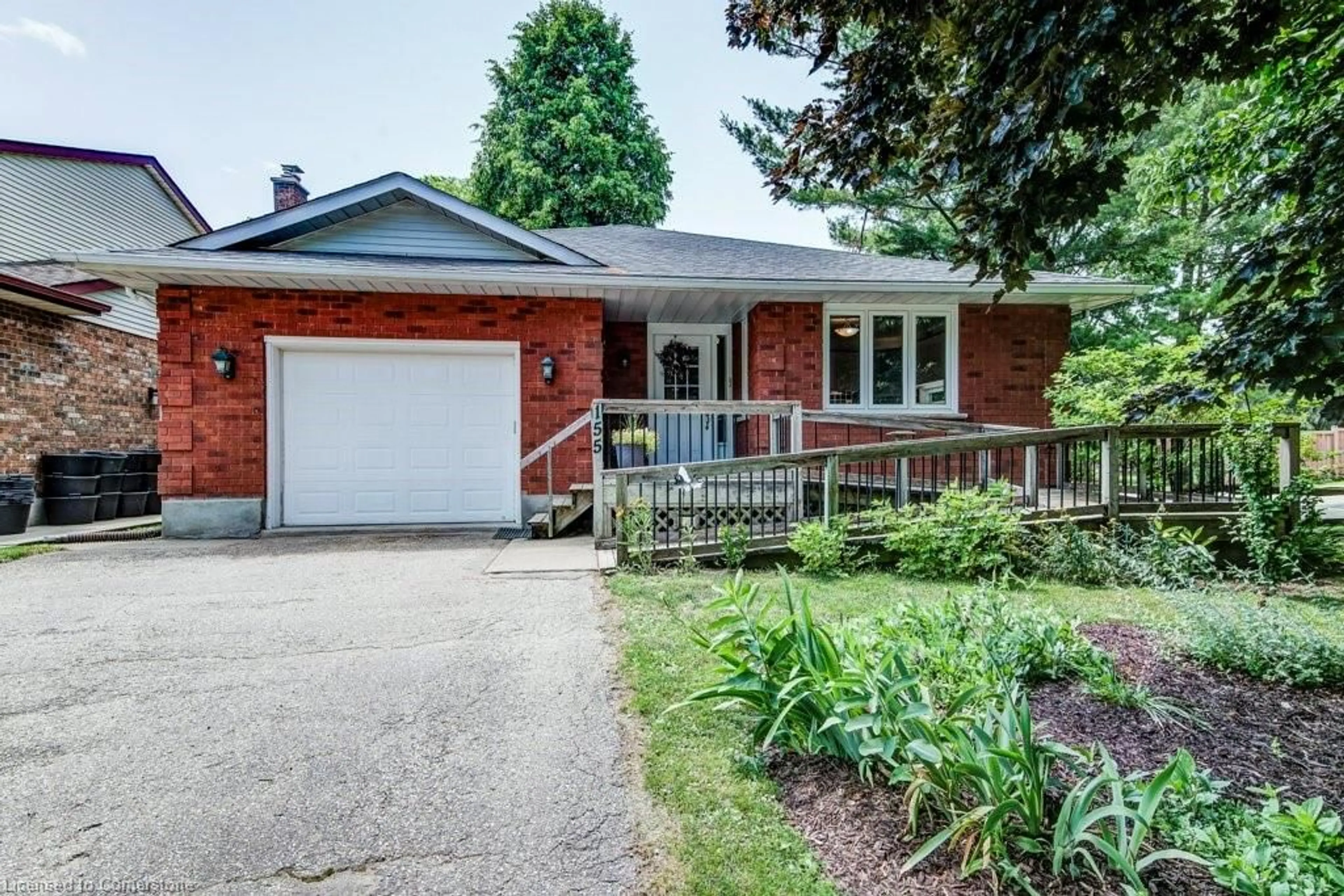 Home with brick exterior material, street for 155 Mayberry Crt, Waterloo Ontario N2K 3K1