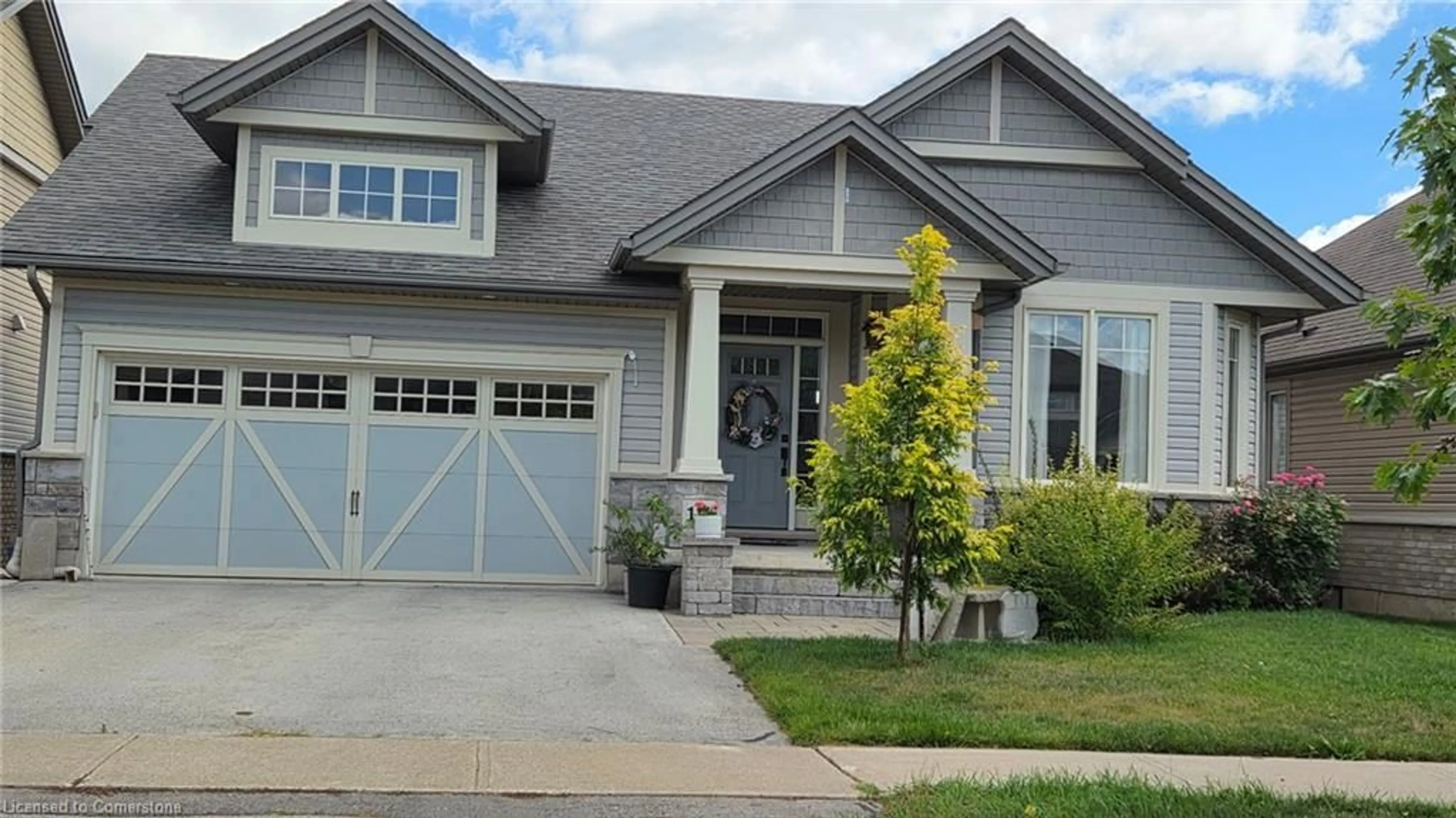 Home with vinyl exterior material, street for 17 Manorwood Dr, Smithville Ontario L0R 2A0