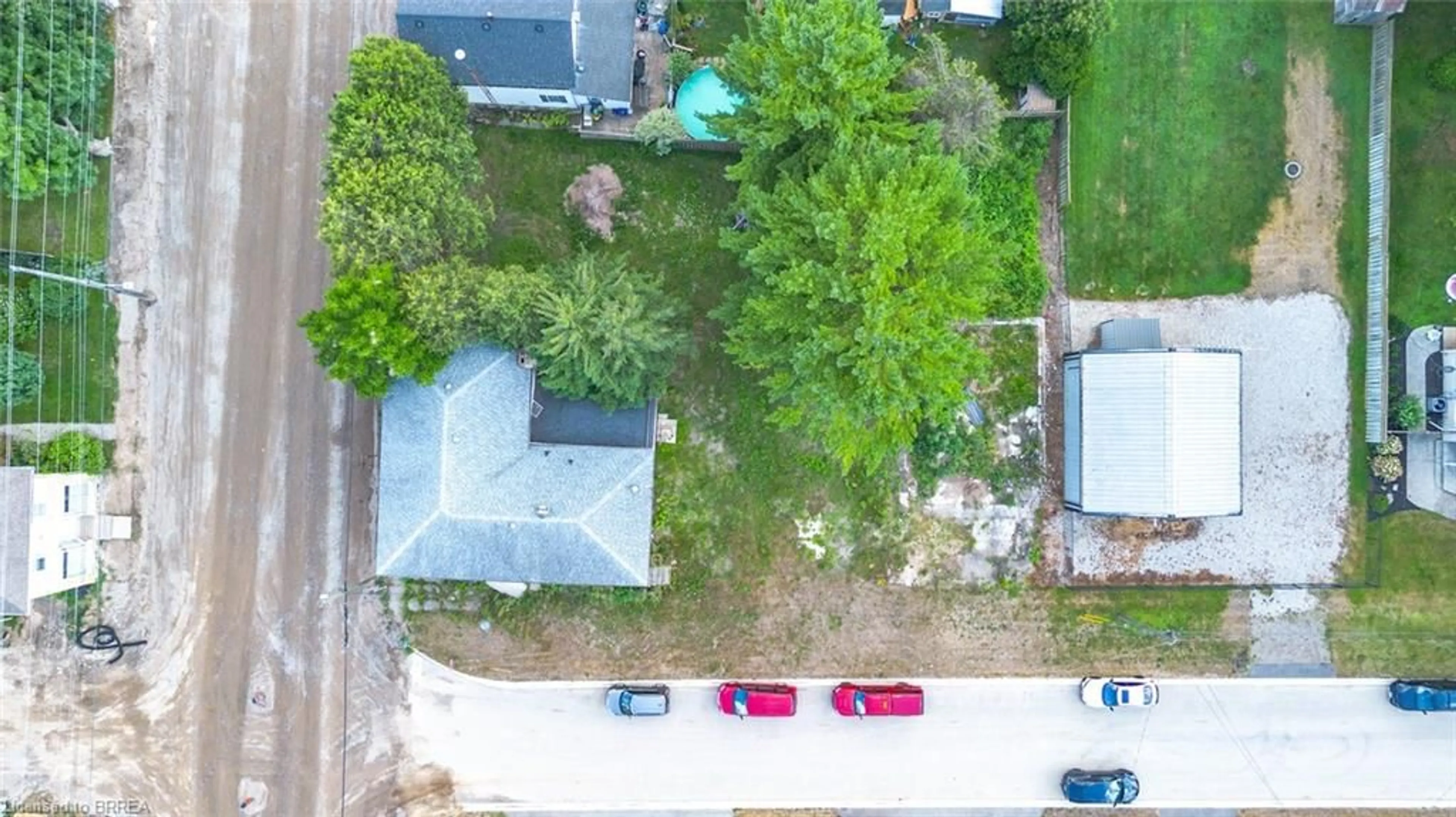 A pic from outside/outdoor area/front of a property/back of a property/a pic from drone, street for 3 Main St, Princeton Ontario N0J 1V0