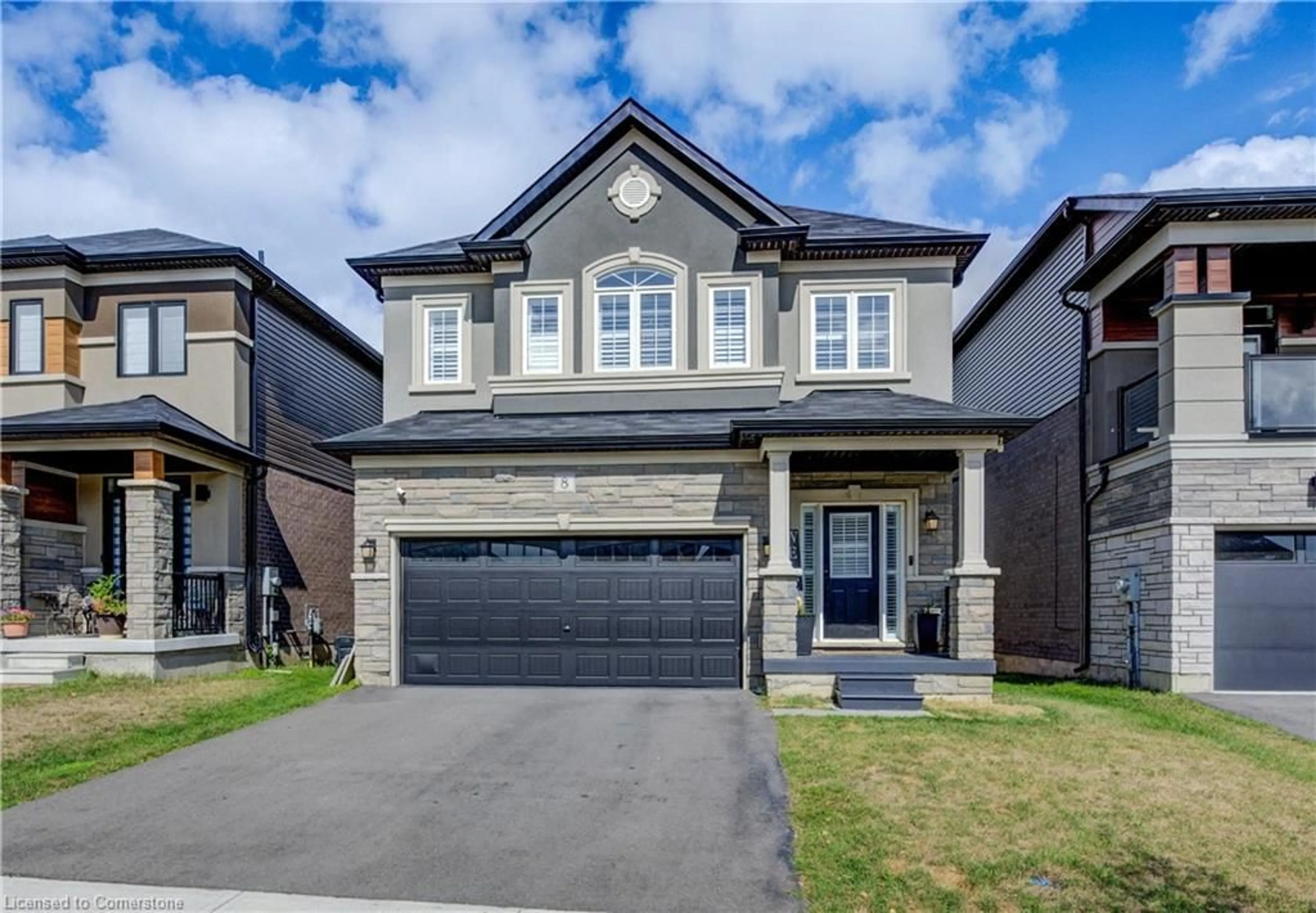 Home with brick exterior material, street for 8 Whitton Drive, Paris Ontario N3L 0L1