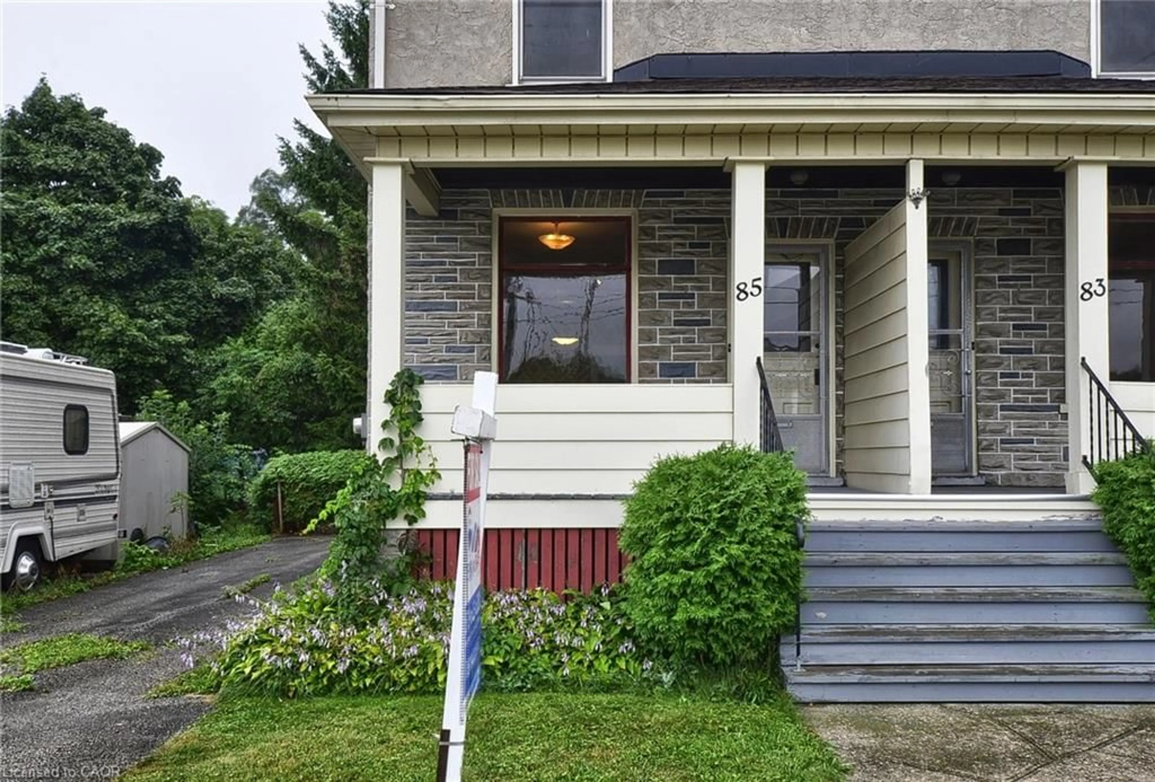 Home with vinyl exterior material, street for 83 Shade St, Cambridge Ontario N1R 4J7