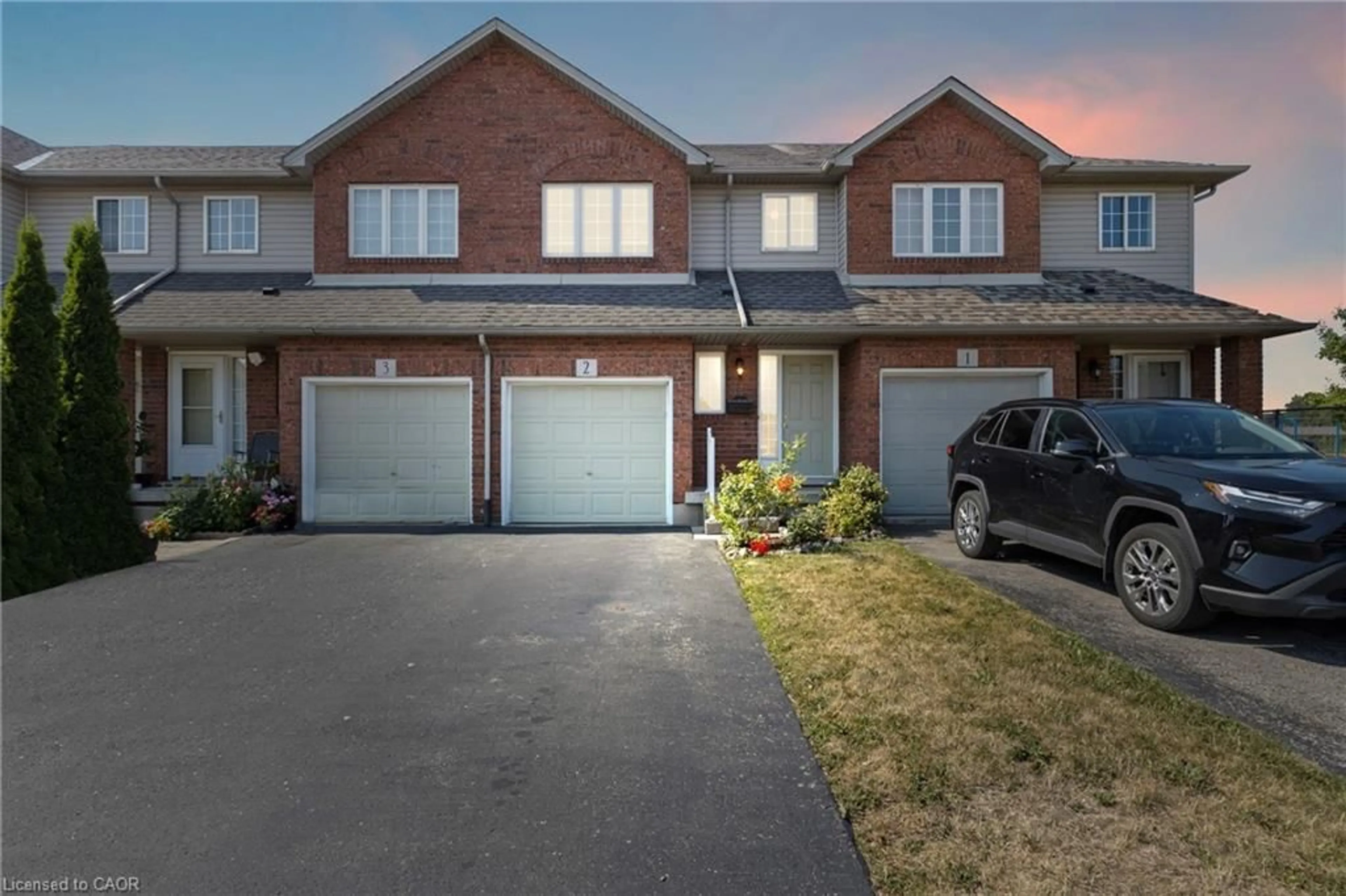 Home with brick exterior material, street for 134 Terni Blvd #2, Hamilton Ontario L8W 3Y9