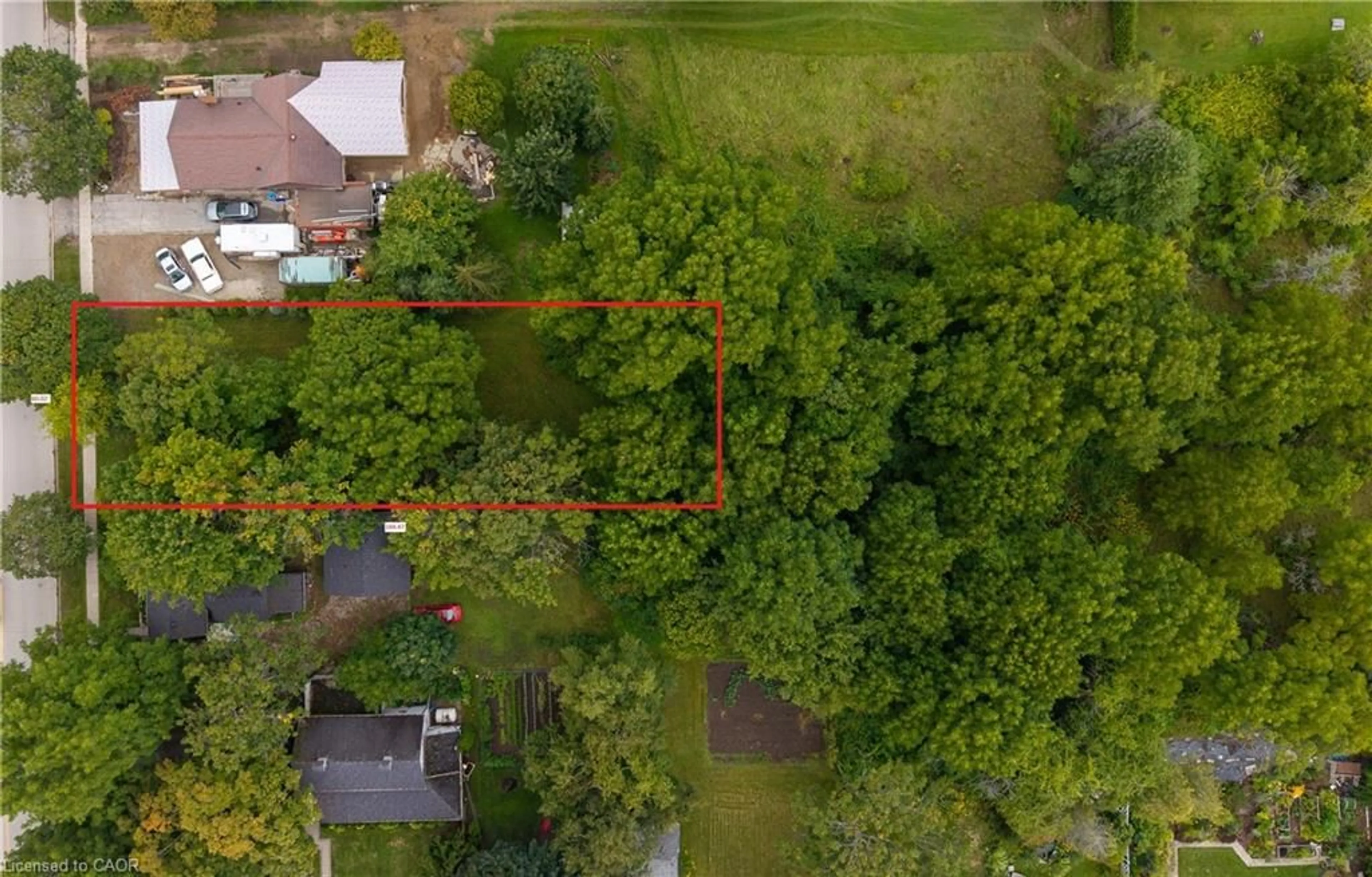 A pic from outside/outdoor area/front of a property/back of a property/a pic from drone, forest/trees view for LOT 5 Alfred St, Thornbury Ontario N0H 2P0