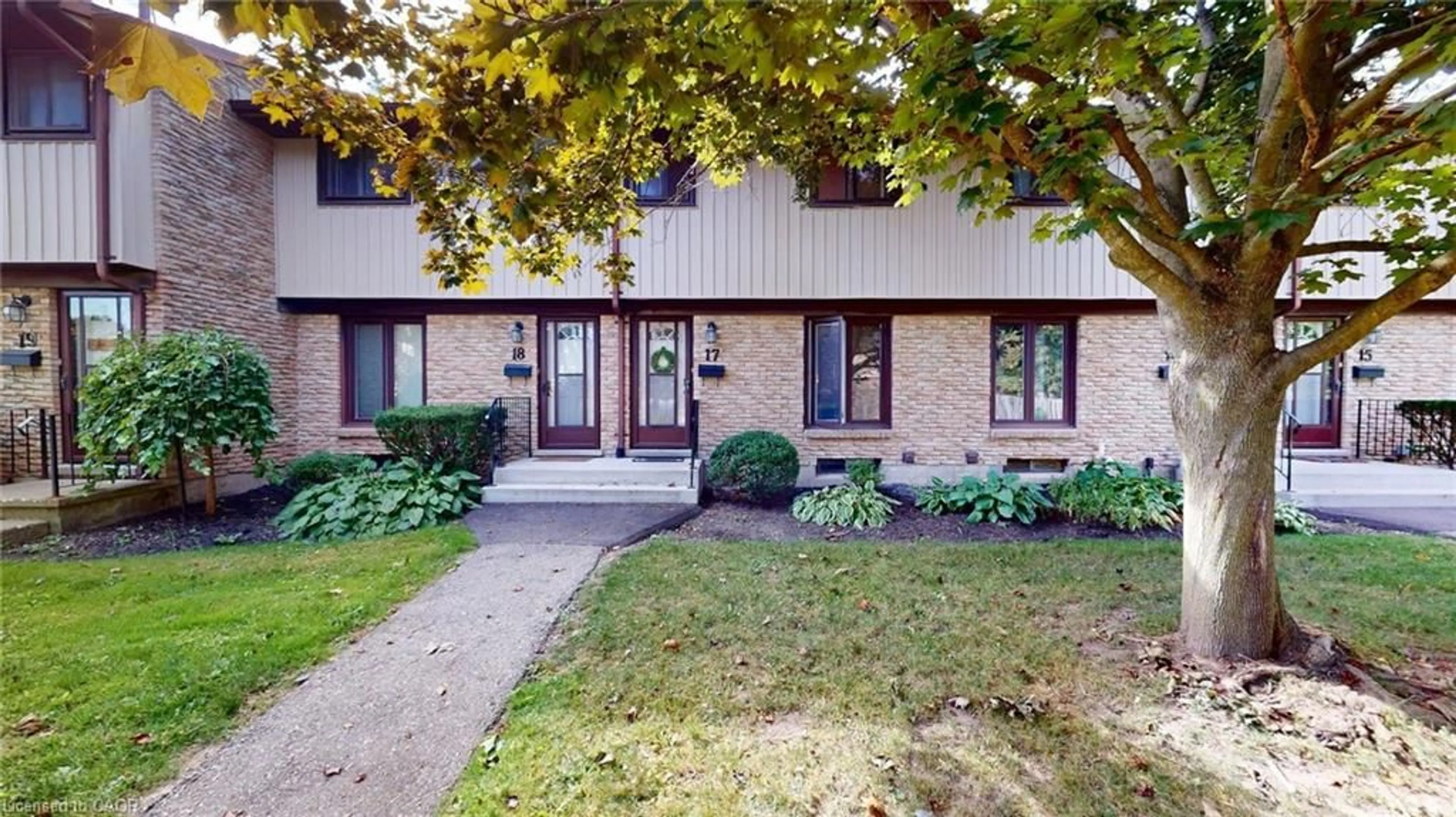 Home with brick exterior material, street for 91 Avonwood Dr #17, Stratford Ontario N4Z 1B2