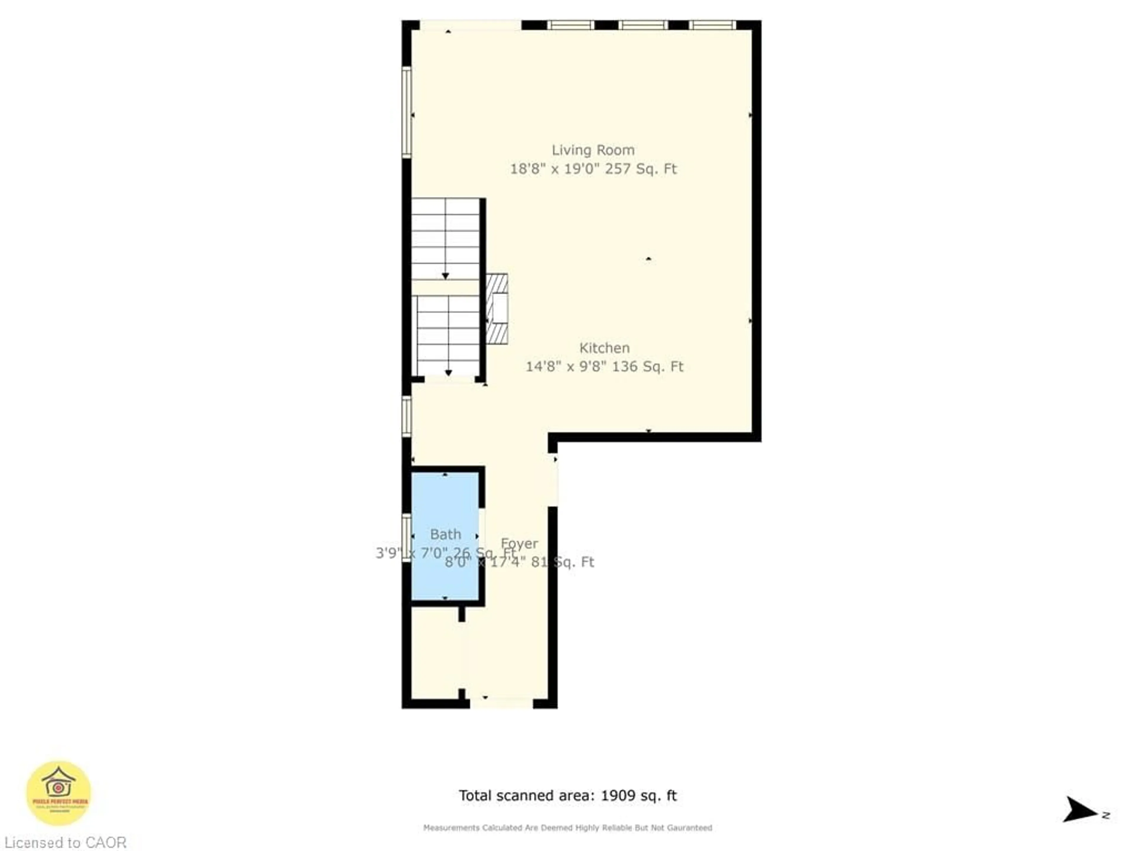 Floor plan for 121 Hollybrook Trail, Kitchener Ontario N2R 0P1