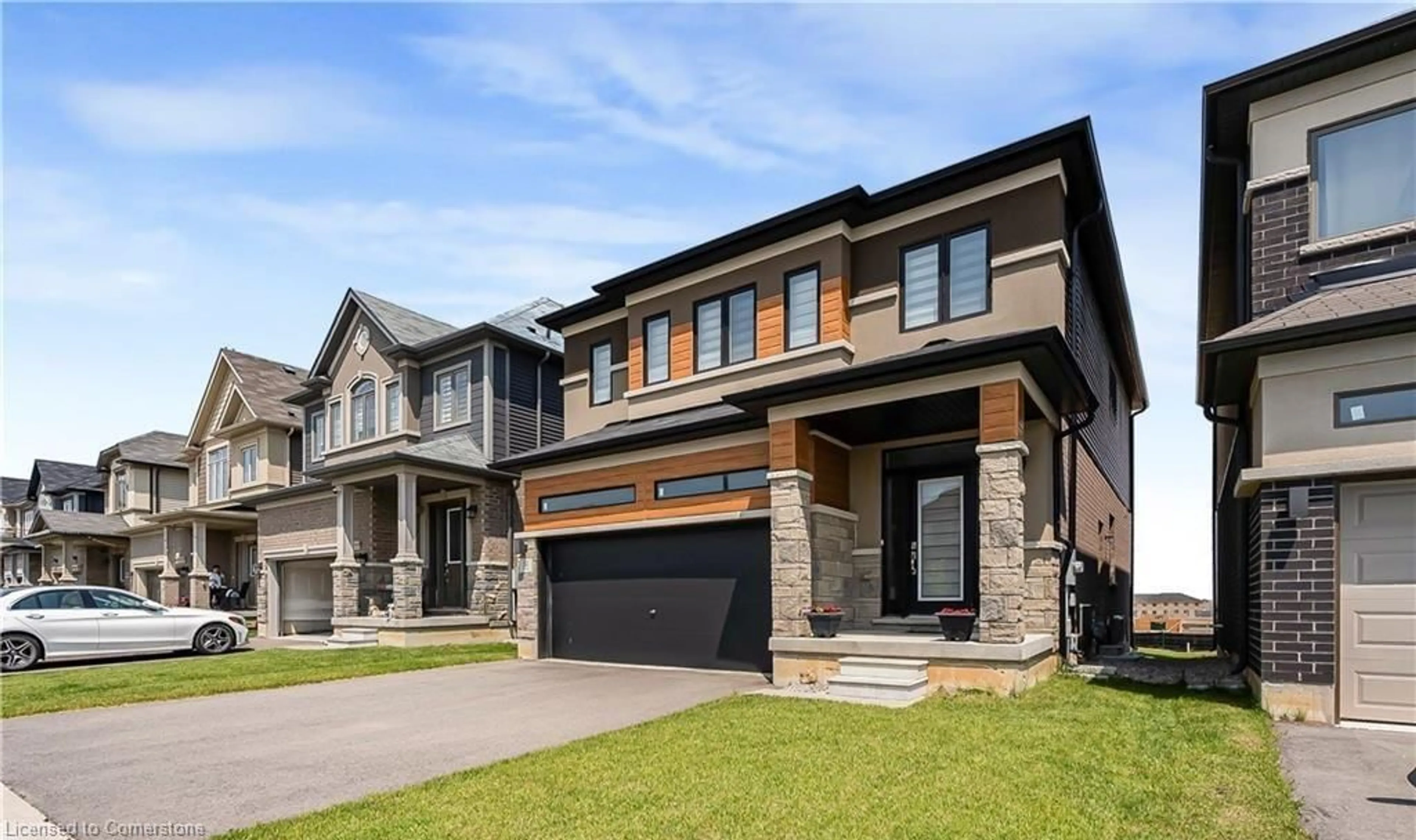 Home with brick exterior material, street for 16 Scenic Ridge Gate, Paris Ontario N3L 0K4