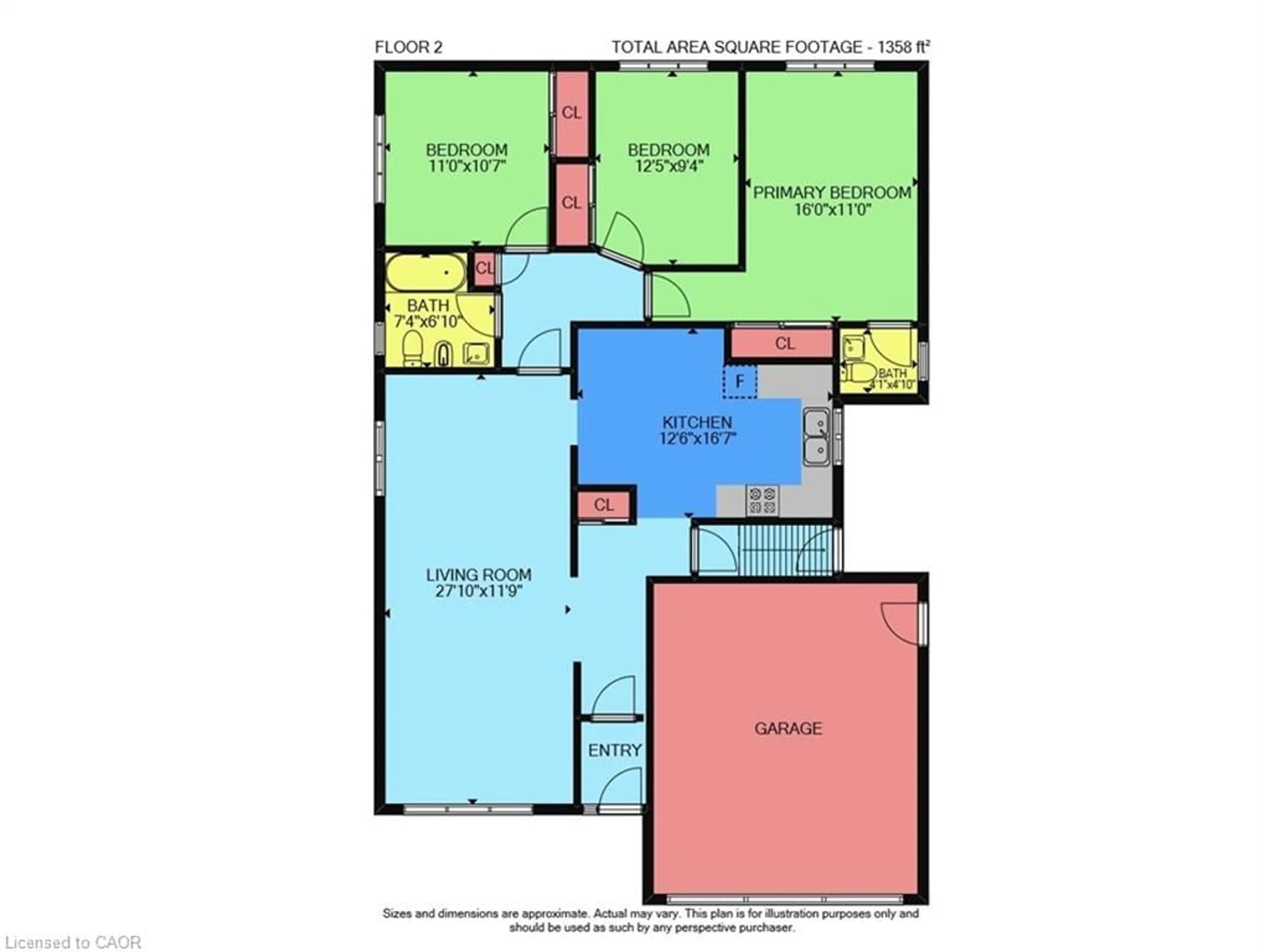 Floor plan for 1312 Ogden Ave, Mississauga Ontario L5E 2H6