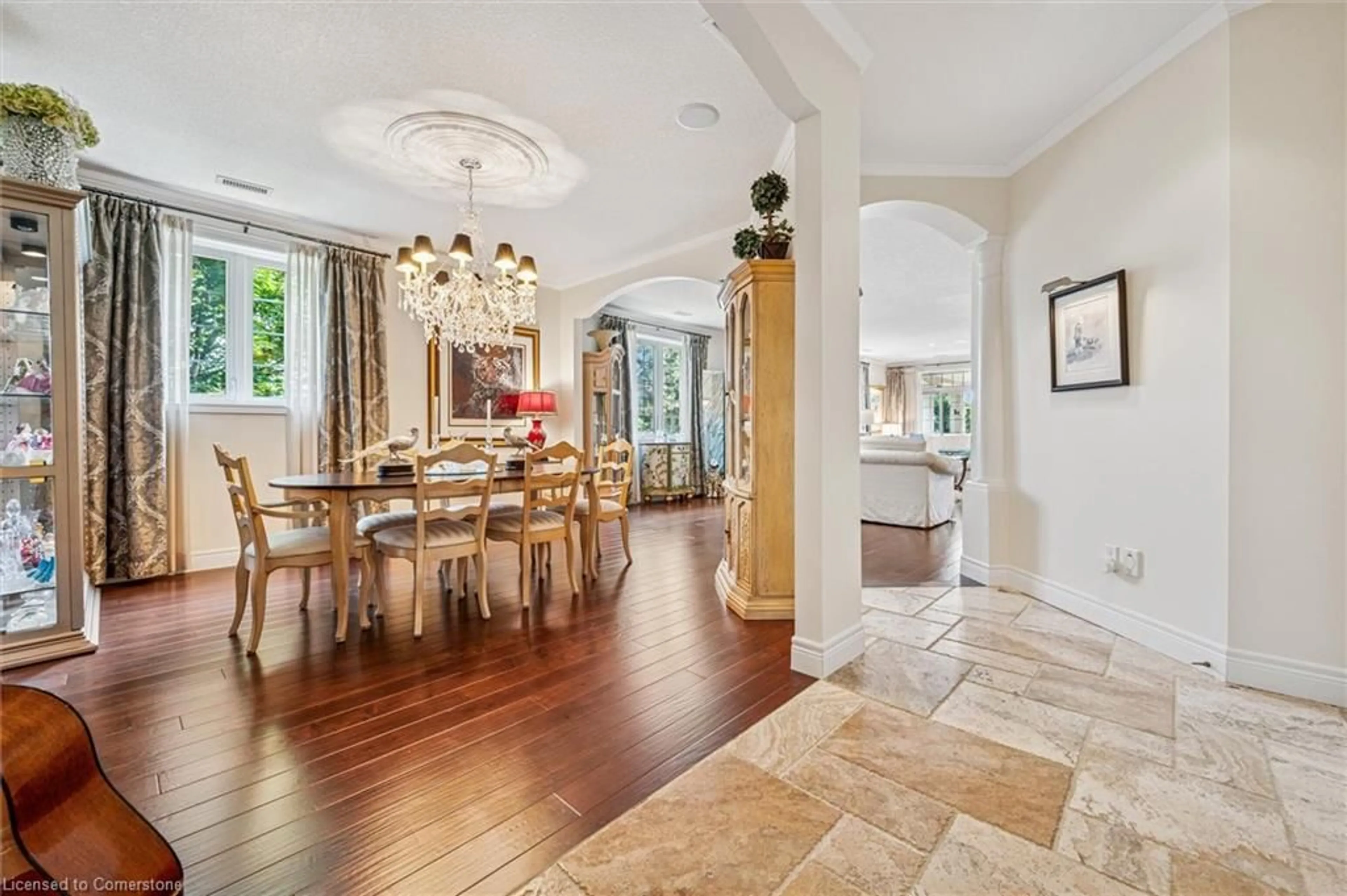 Dining room, ceramic/tile floor for 255 Summerfield Dr, Guelph Ontario N1L 0E1