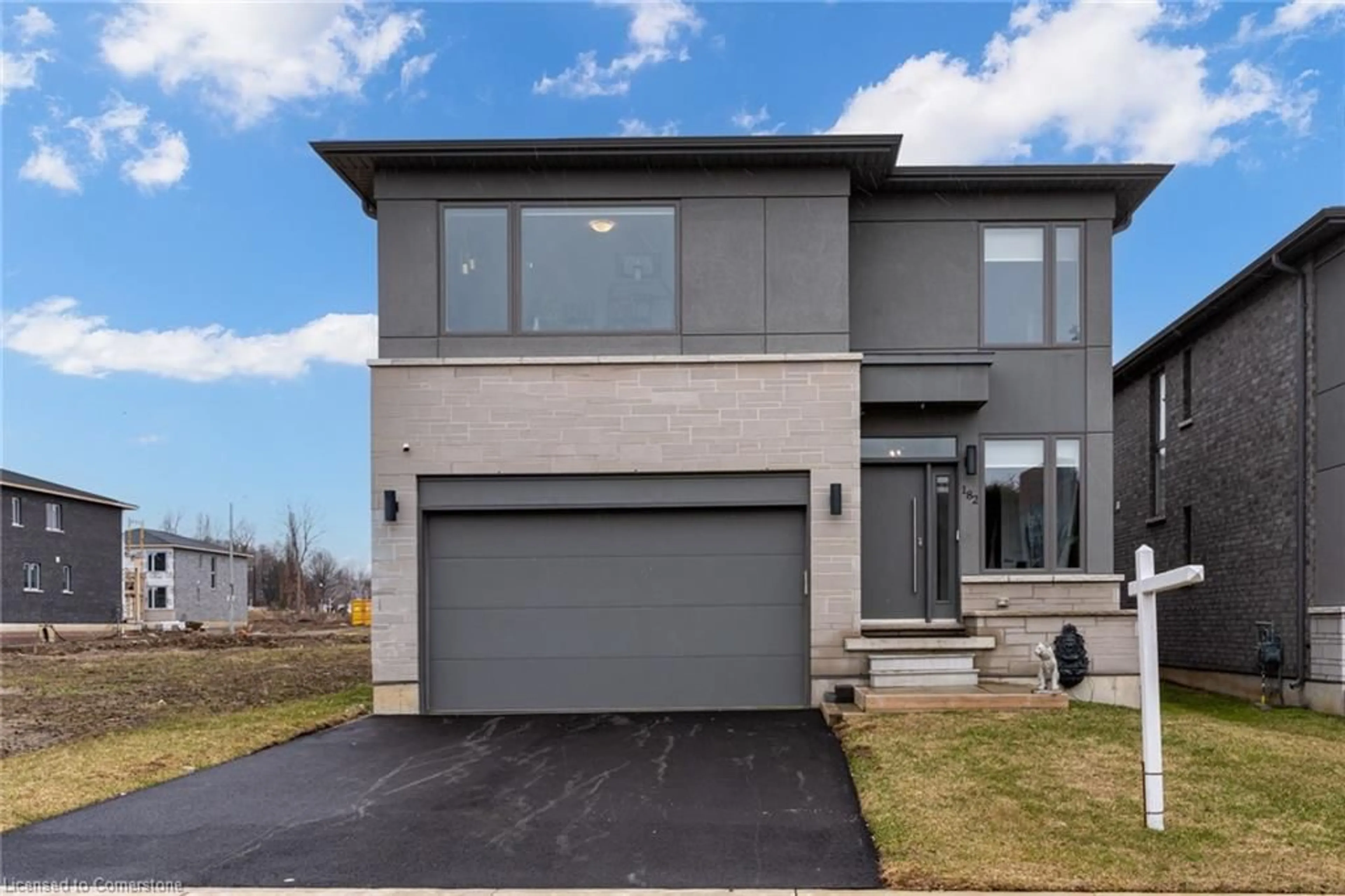 Home with brick exterior material, street for 182 Klein Cir, Ancaster Ontario L9K 0K3