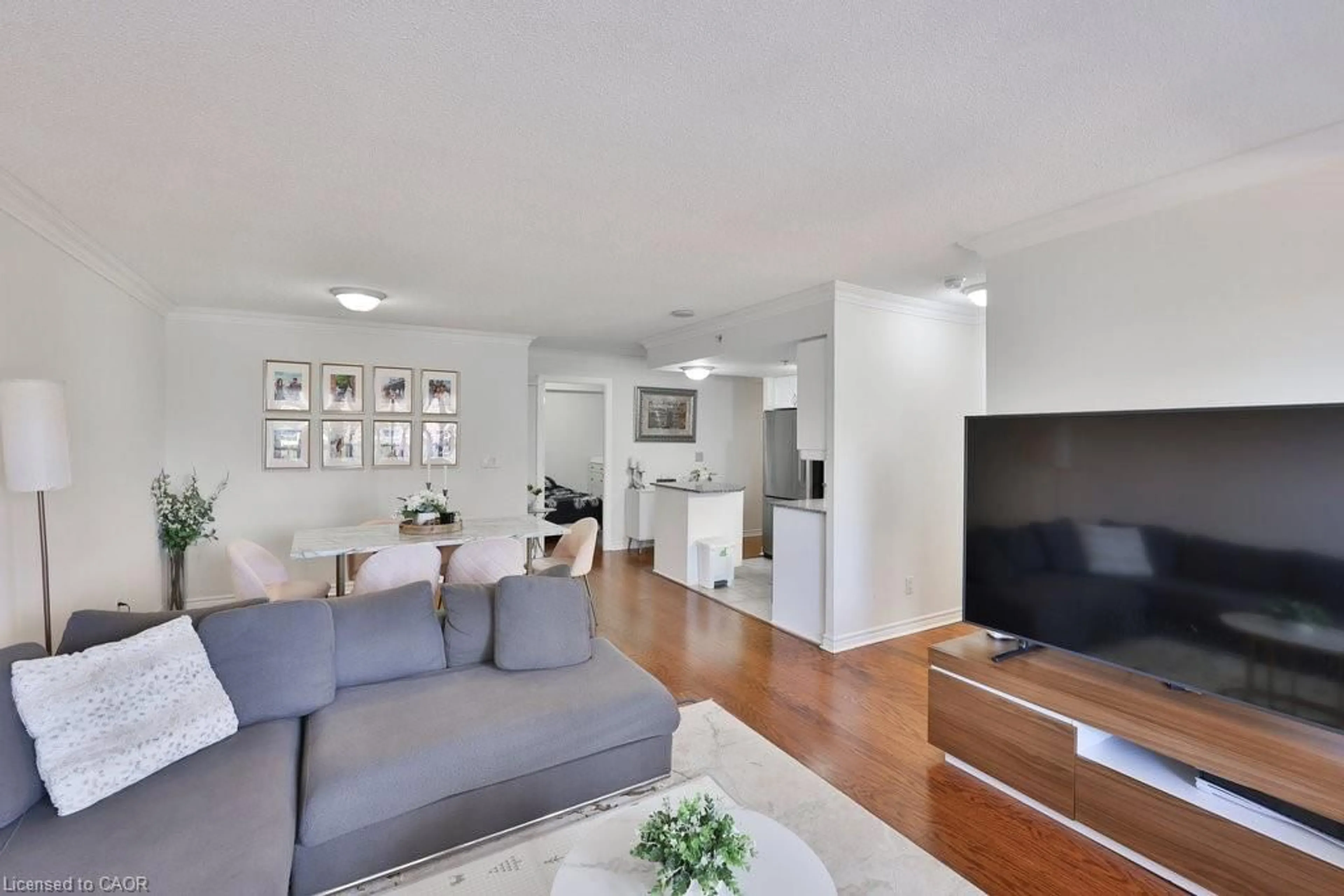 Living room with furniture, unknown for 350 Princess Royal Dr #608, Mississauga Ontario L5B 4N1