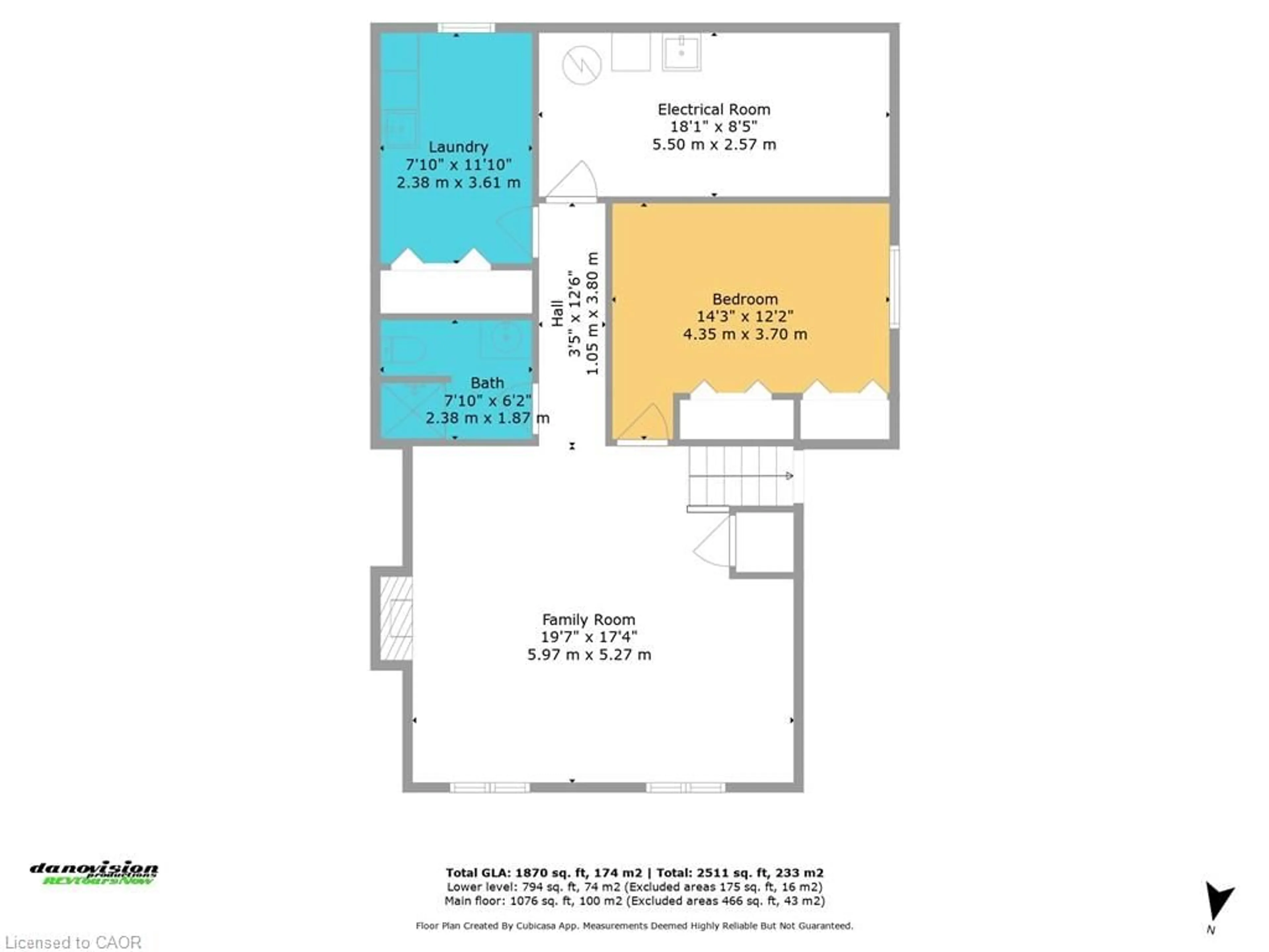 Floor plan for 307 Dover Ave, Port Dover Ontario N0A 1N4