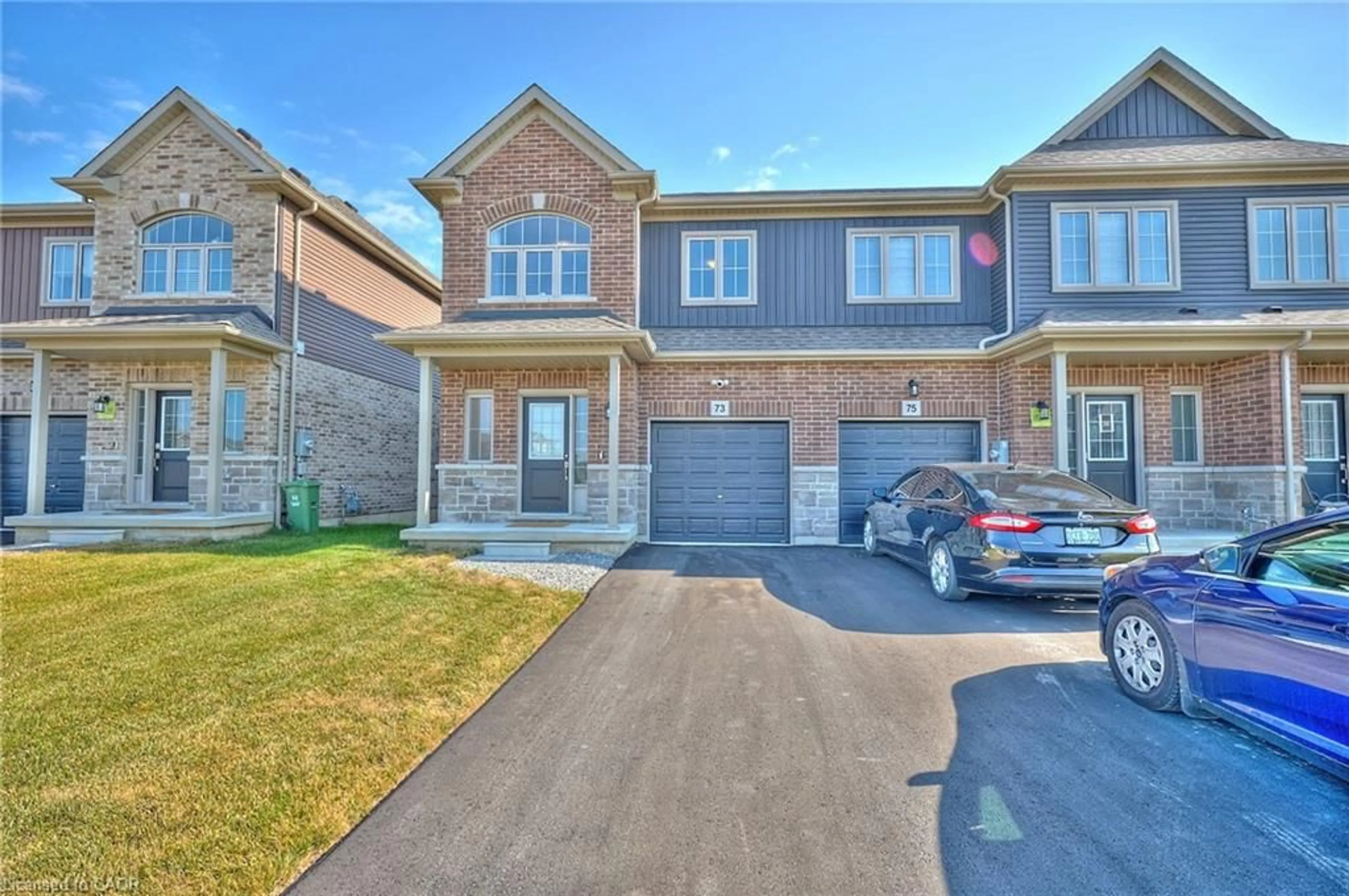 Home with brick exterior material, street for 73 Lloyd Davies Way, Binbrook Ontario L0R 1C0
