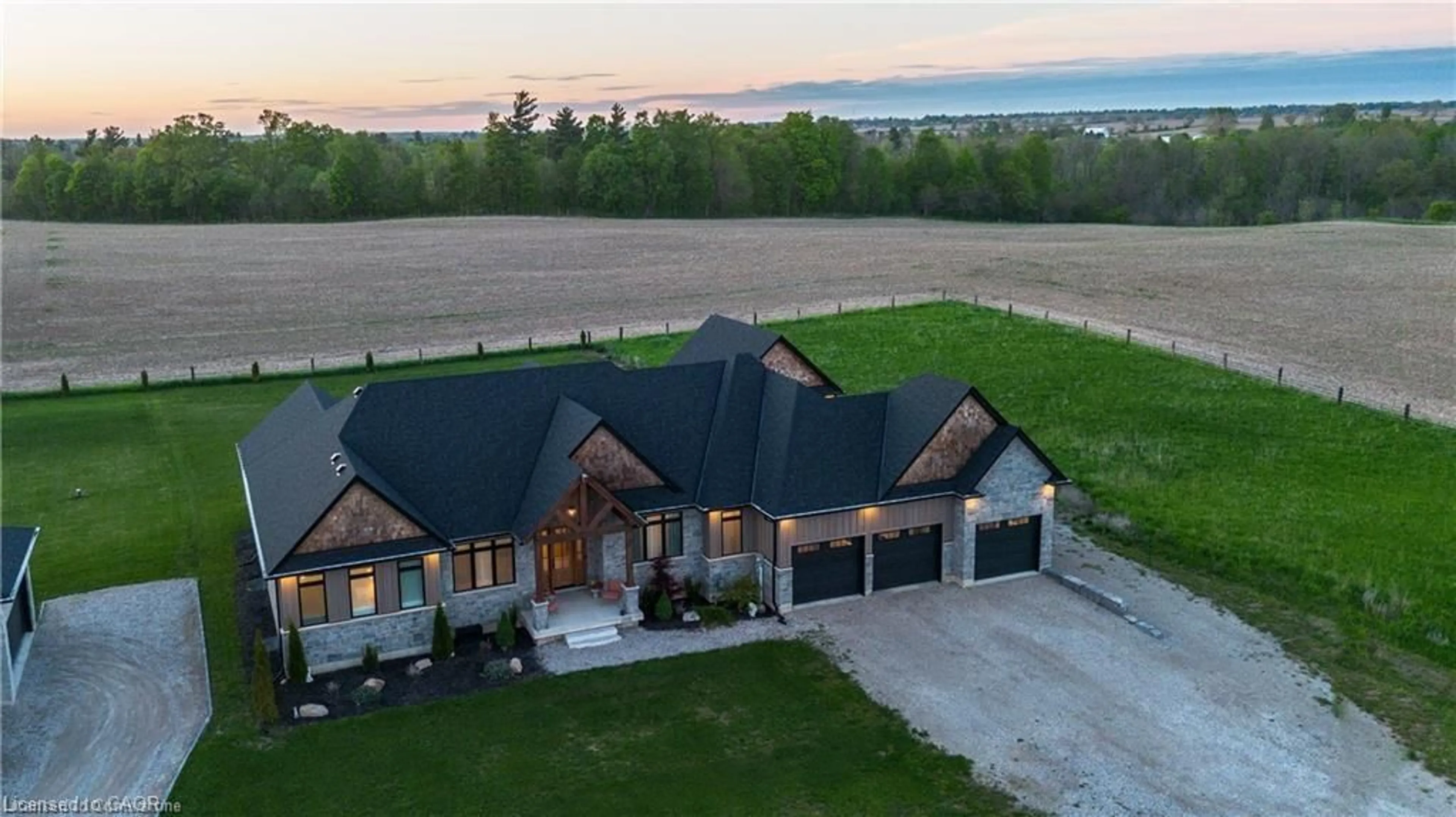 A pic from outside/outdoor area/front of a property/back of a property/a pic from drone, unknown for 30 Sixth Concession Rd, Burford Ontario N3R 0B8