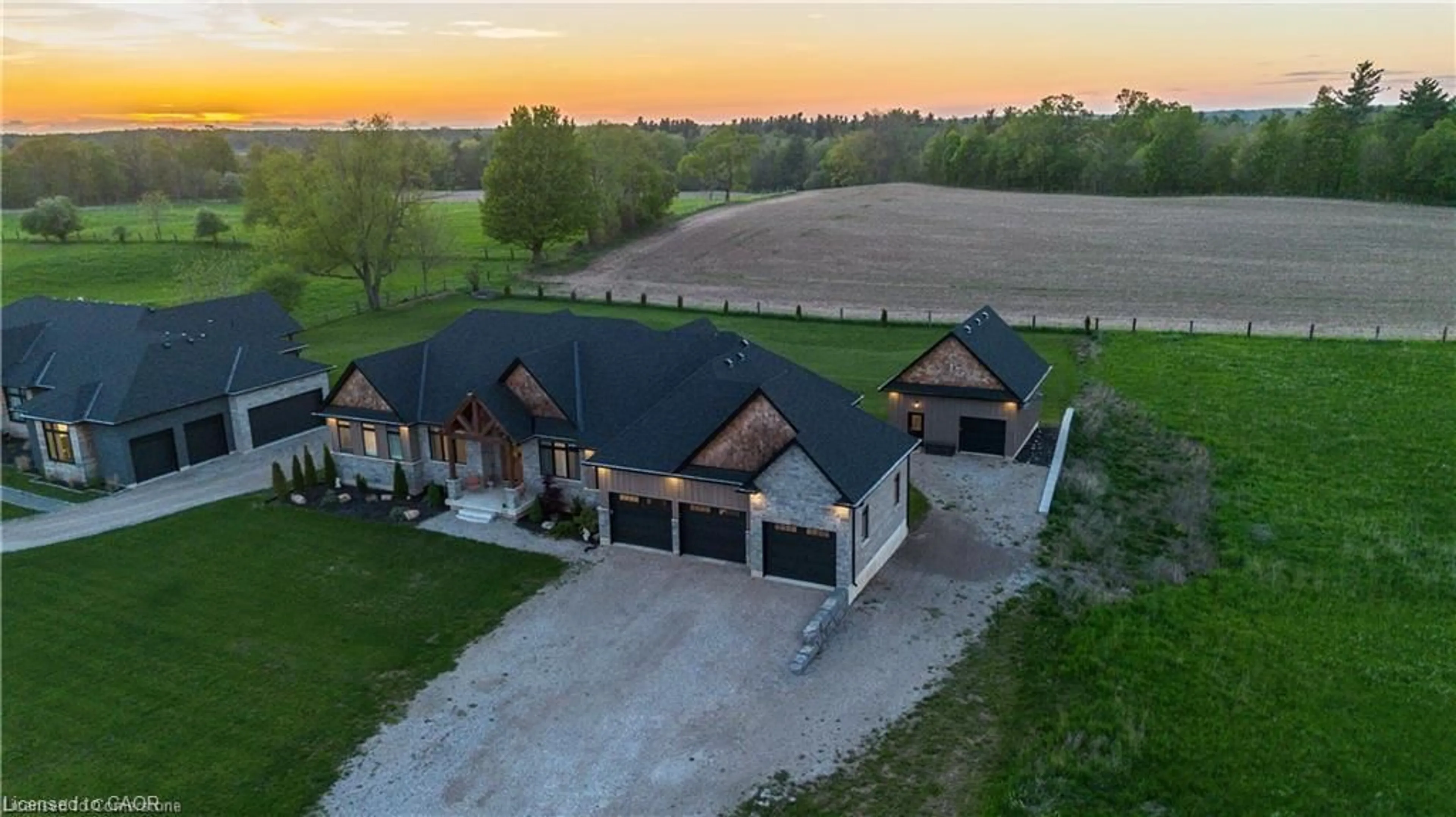 A pic from outside/outdoor area/front of a property/back of a property/a pic from drone, unknown for 30 Sixth Concession Rd, Burford Ontario N3R 0B8