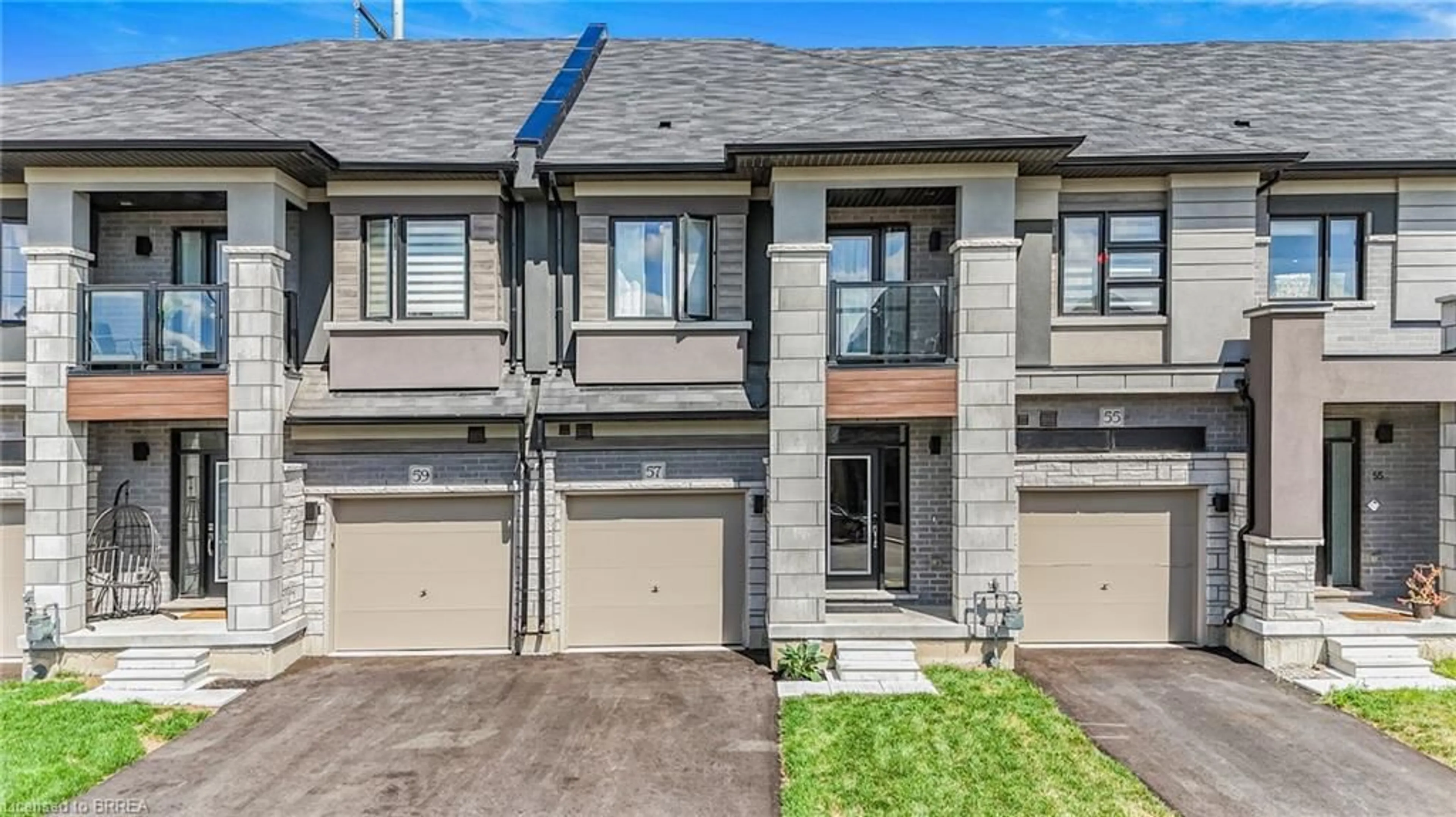 Home with brick exterior material, street for 57 George Brier Dr, Paris Ontario N3L 0L8