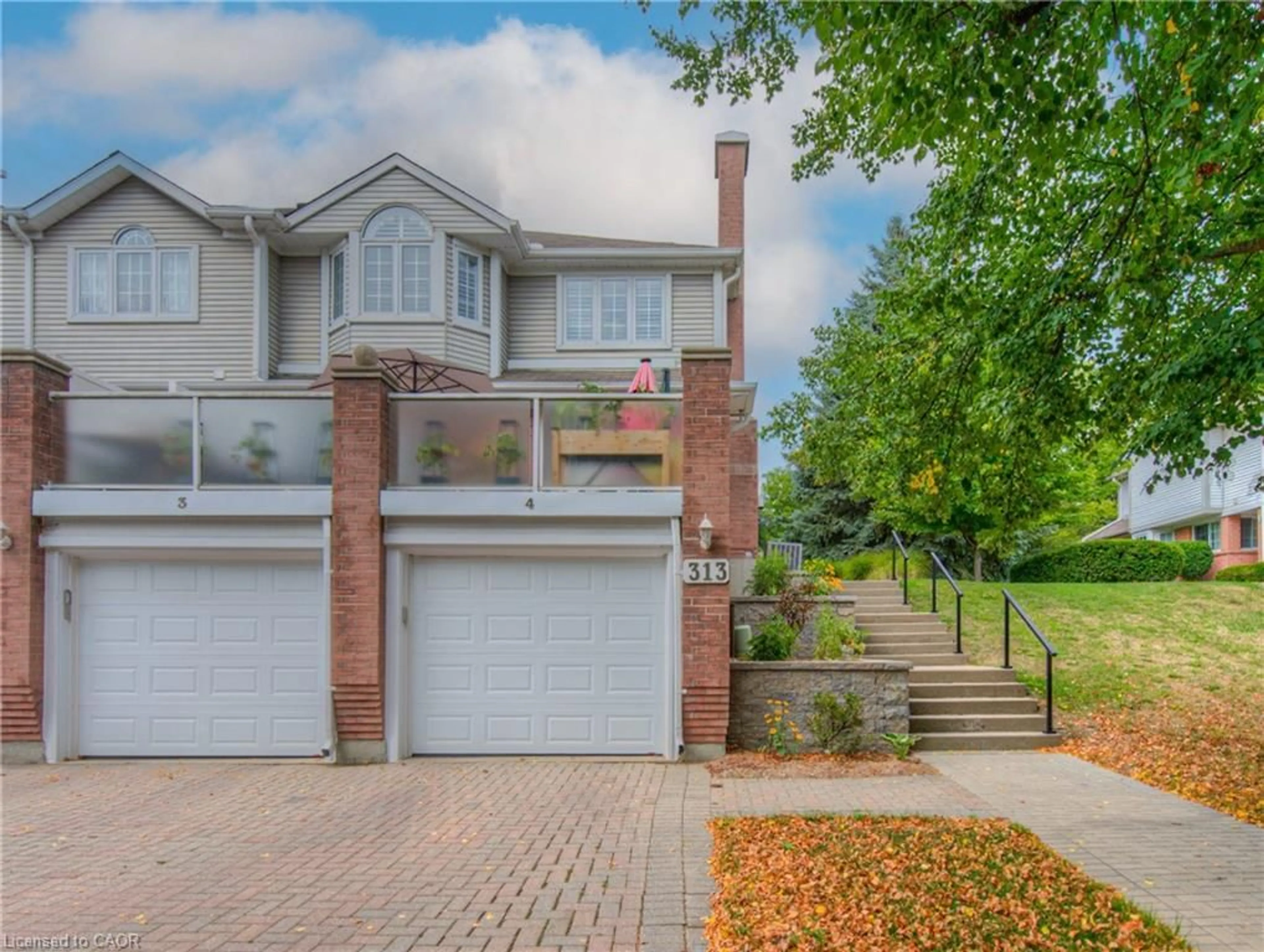 Home with brick exterior material, street for 313 George St #4, Cambridge Ontario N1S 4X6