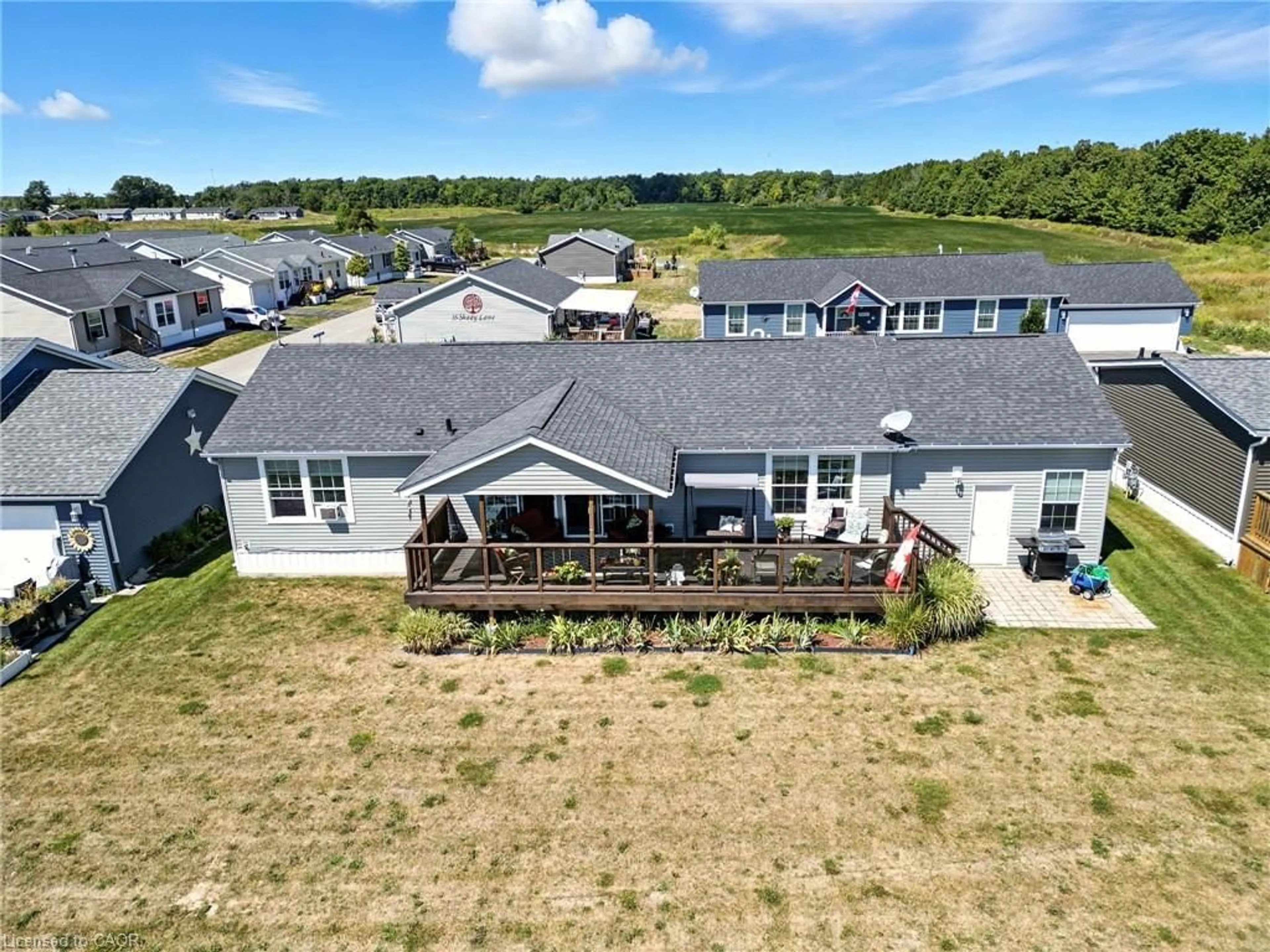 A pic from outside/outdoor area/front of a property/back of a property/a pic from drone, water/lake/river/ocean view for 55 Riverbend Cres, Nanticoke Ontario N0A 1L0