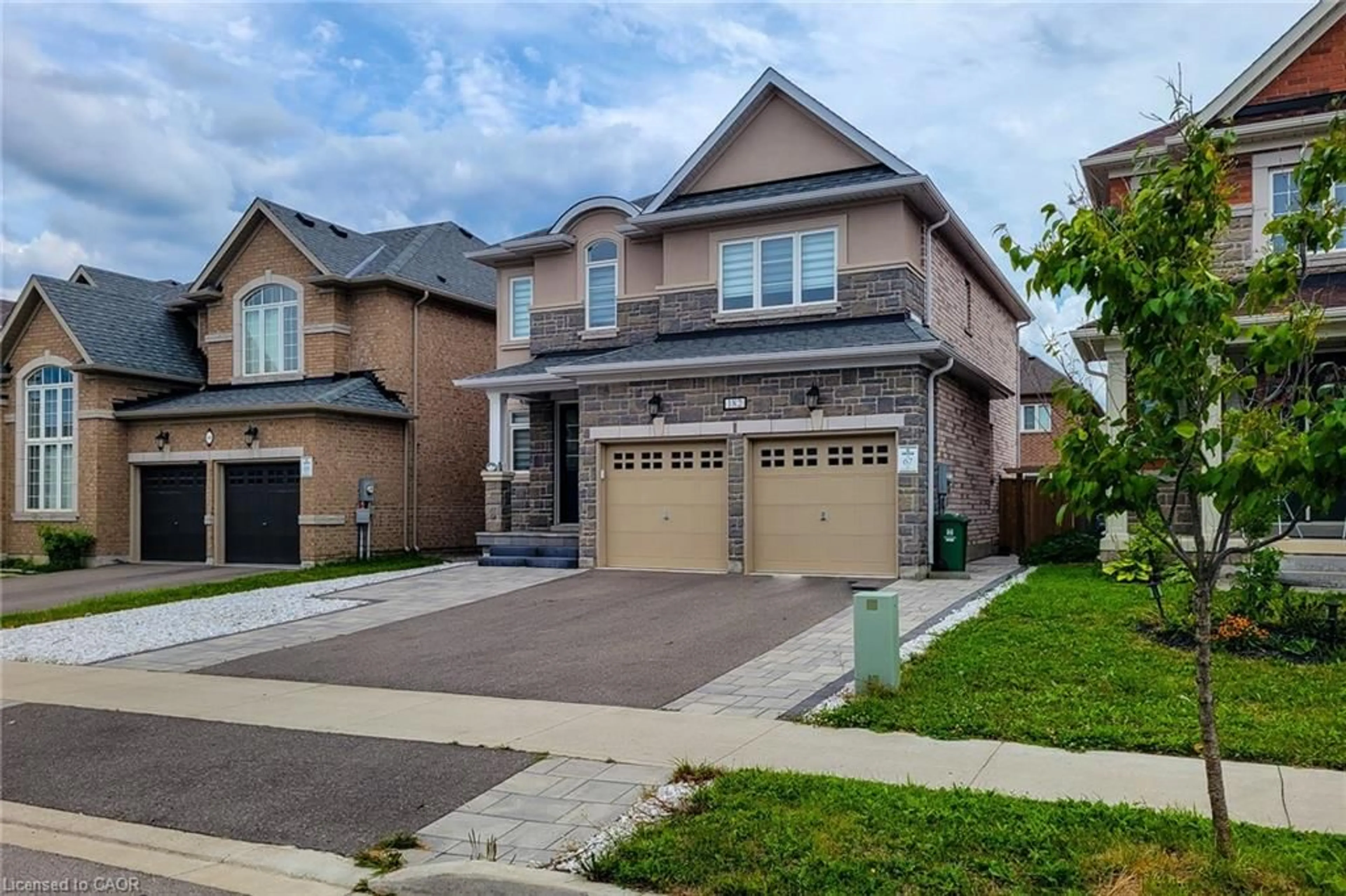 Home with brick exterior material, street for 182 Whittington Dr, Ancaster Ontario L9K 0H5