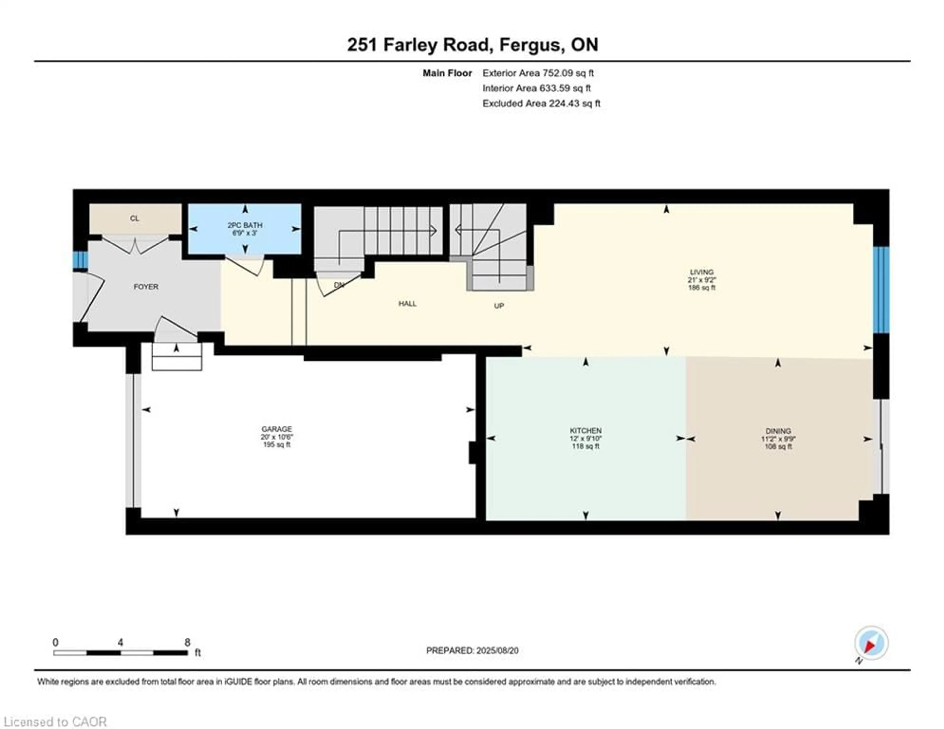 Floor plan for 251 Farley Rd, Fergus Ontario N1M 0J2