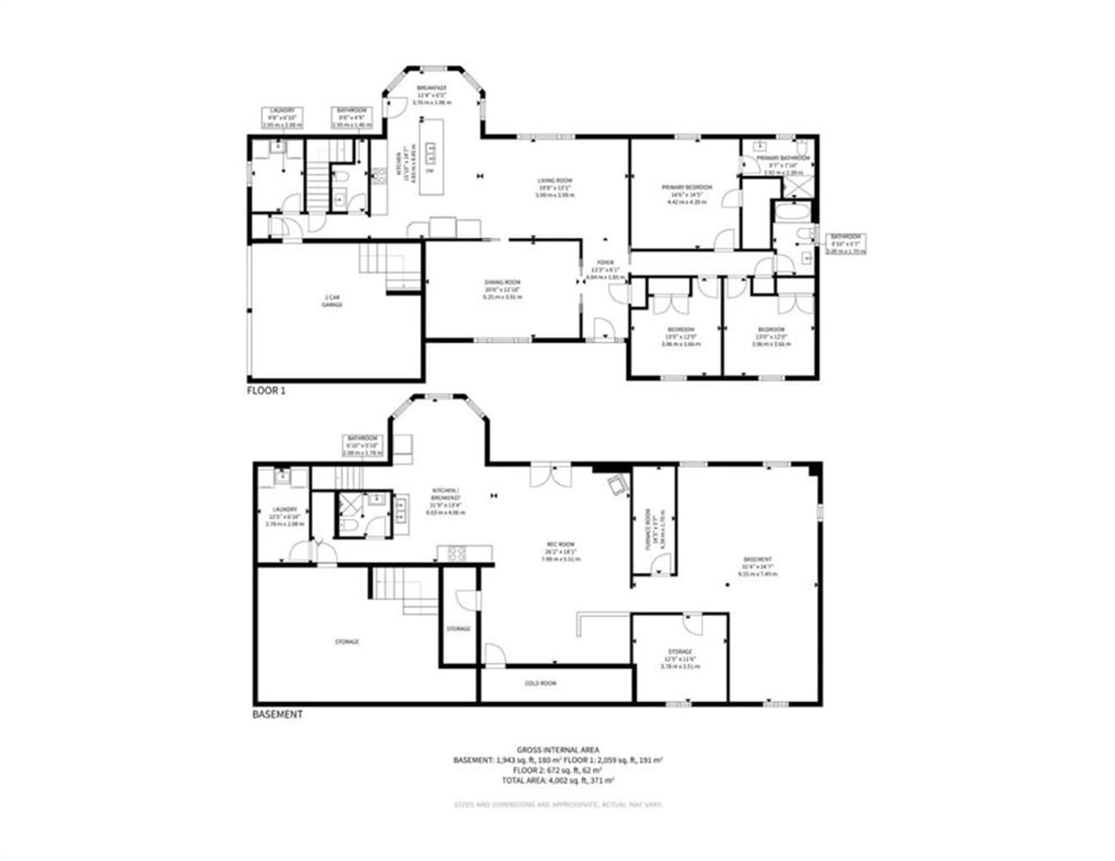 Floor plan for 4958 Wellington 125 Rd, Acton Ontario L7J 2L9