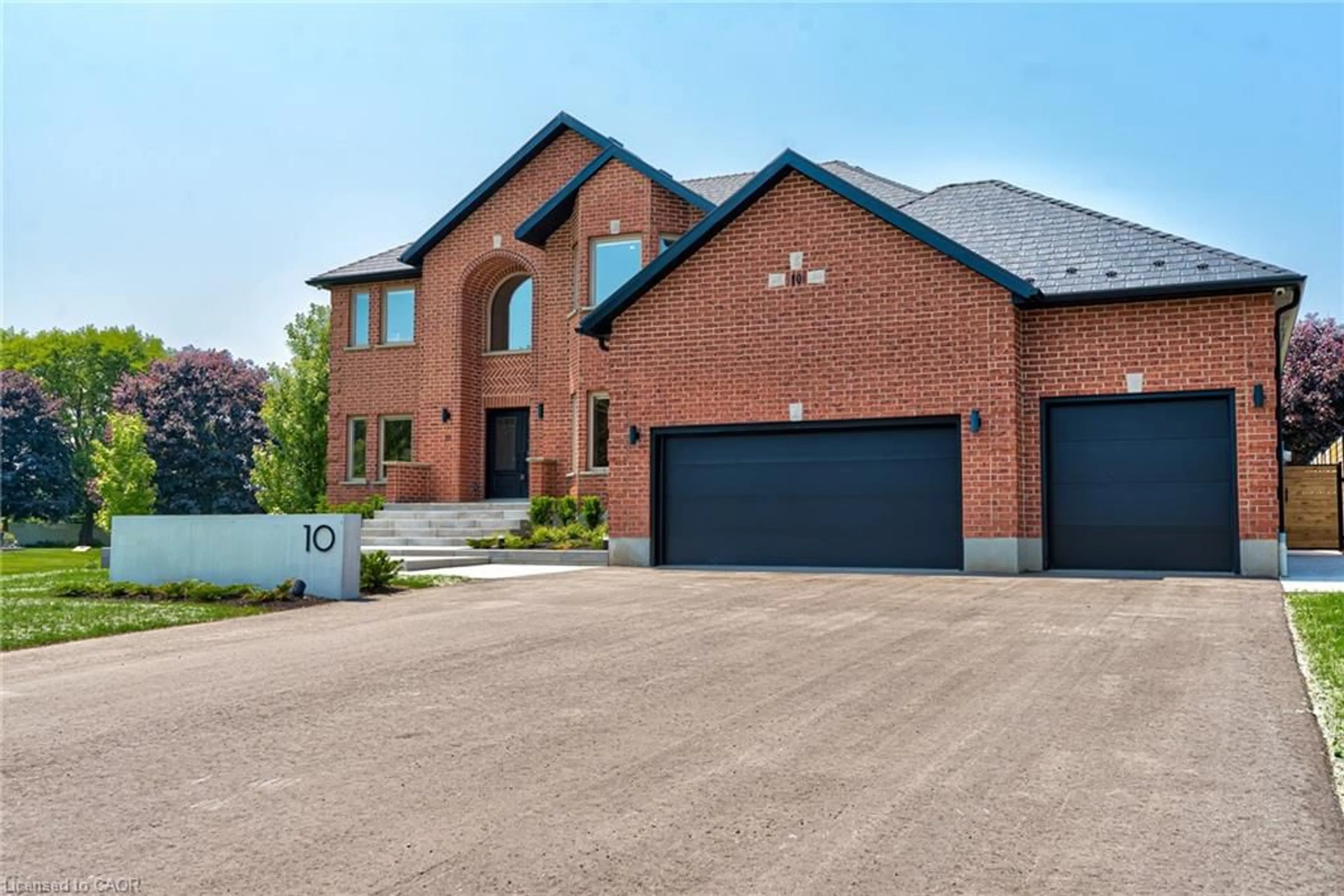 Home with brick exterior material, street for 10 Eldale Rd, Elmira Ontario N3B 2C8